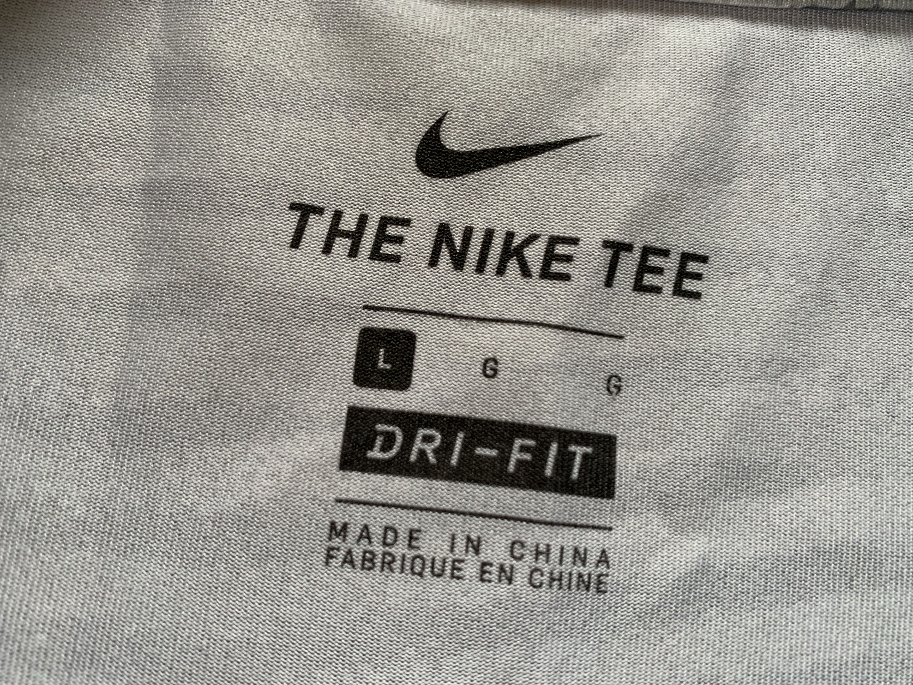 Nike × Vintage The Nike Tee Training T Shirt Size US L / EU 52-54 / 3 - 6 Thumbnail