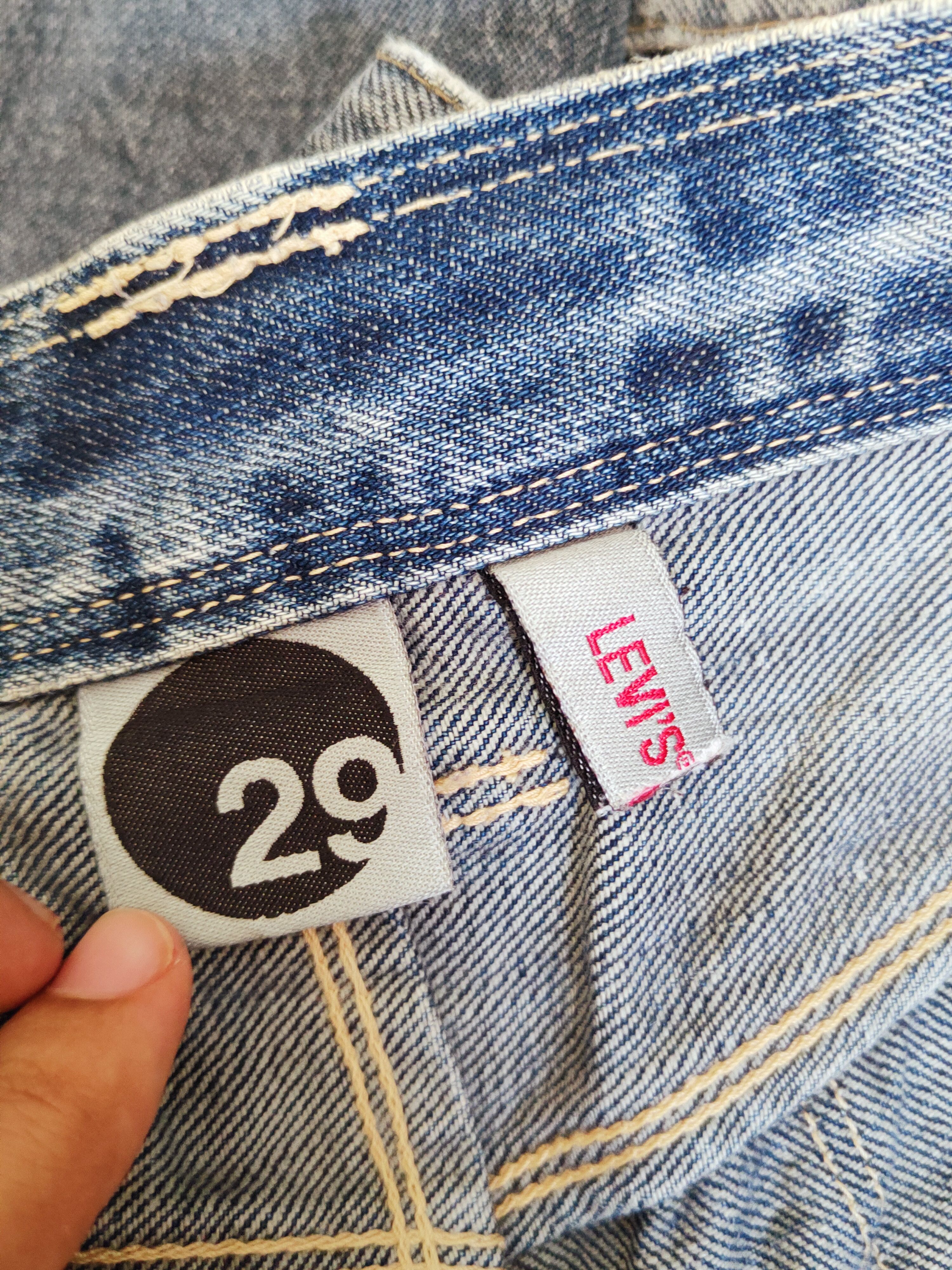 Levi's Levi's Dark Blue Distressed Ripped Jeans #W654 Size US 29 - 18 Thumbnail