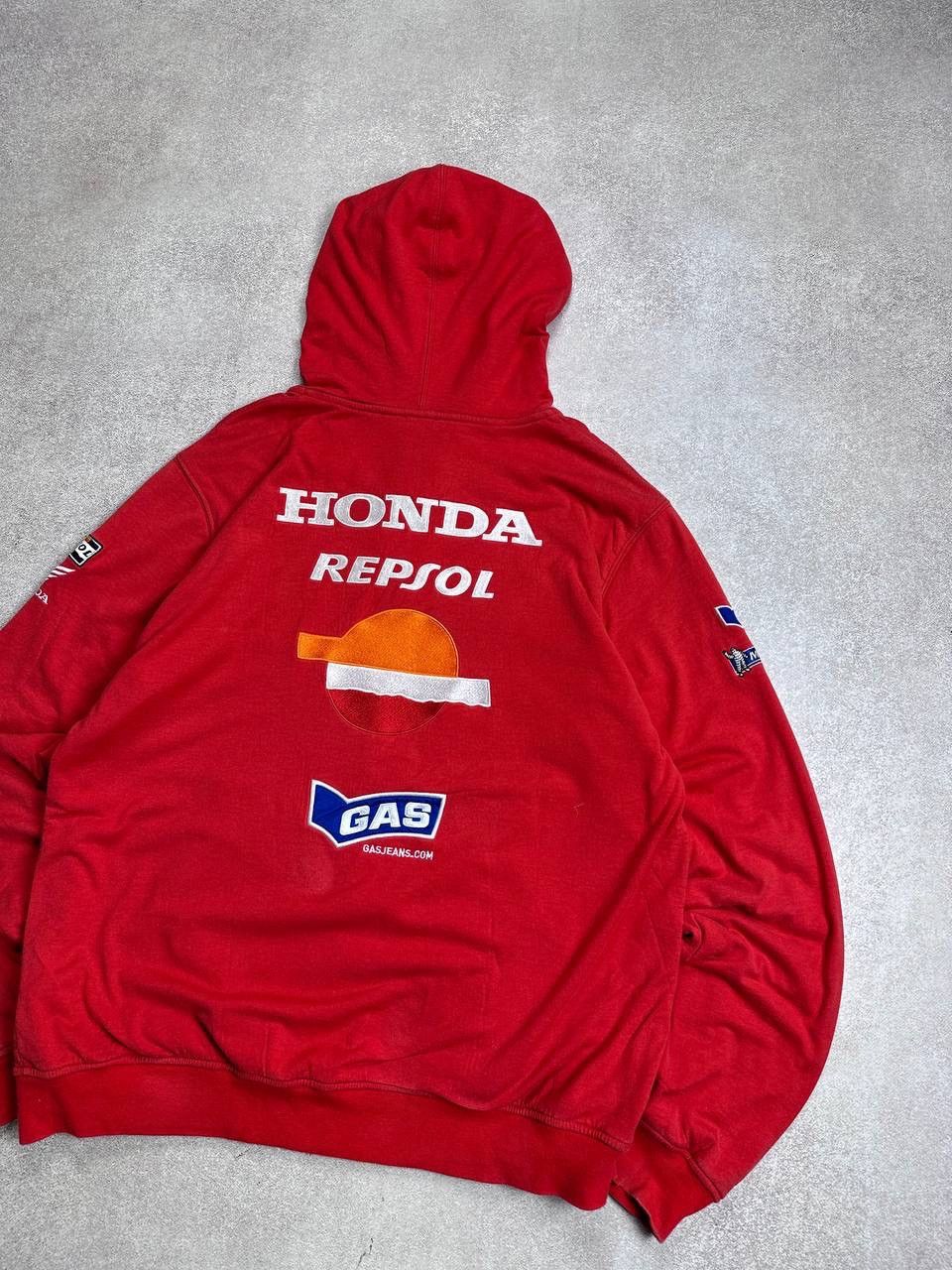 Other Vintage Honda Repsol Gas Boxy Racing Hoodie Y2K XL Ed Hardy Size US XL / EU 56 / 4 - 3 Thumbnail