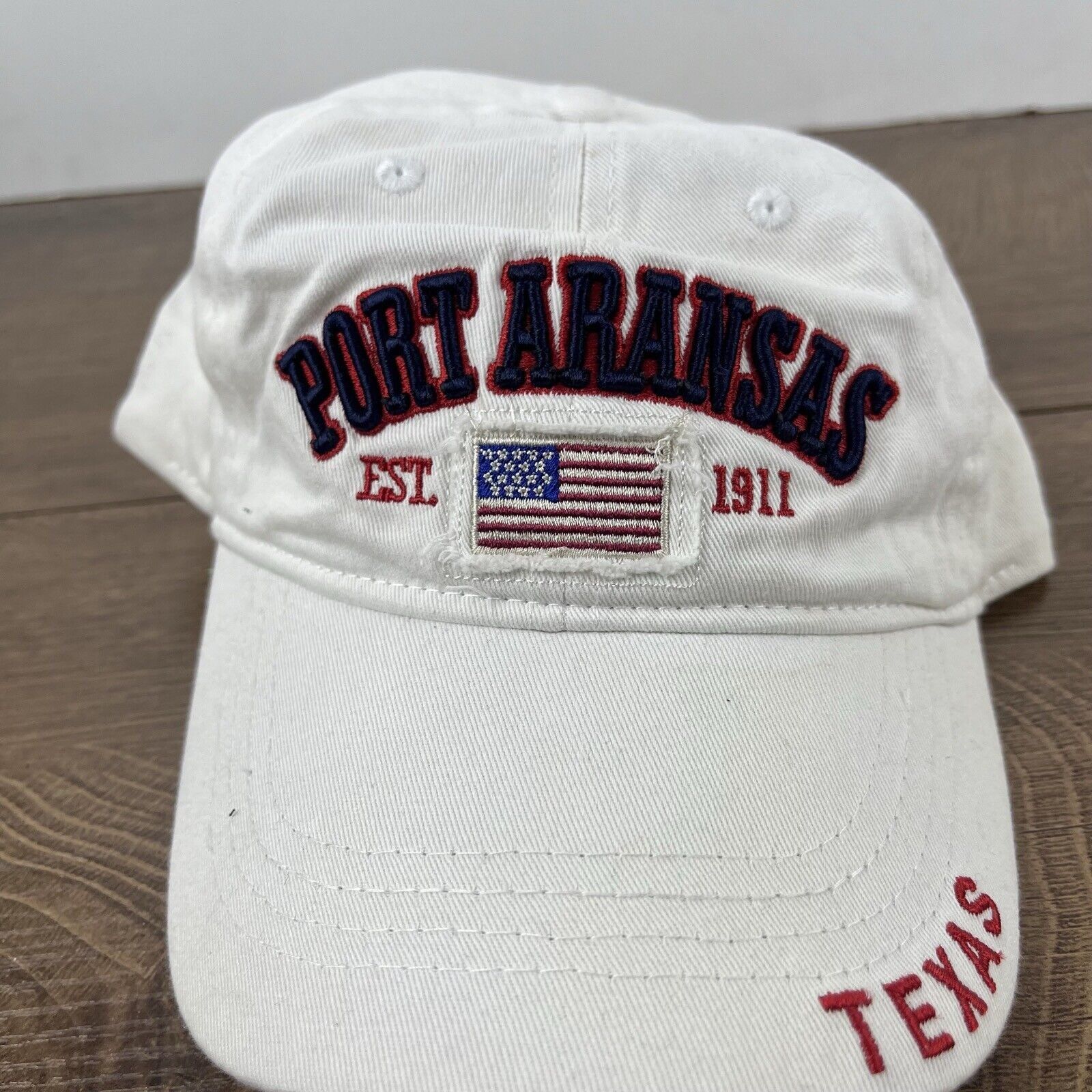 Other Port Aransas Texas Hat White Cap Hat Adjustable Hat White Ad Size ONE SIZE - 6 Thumbnail