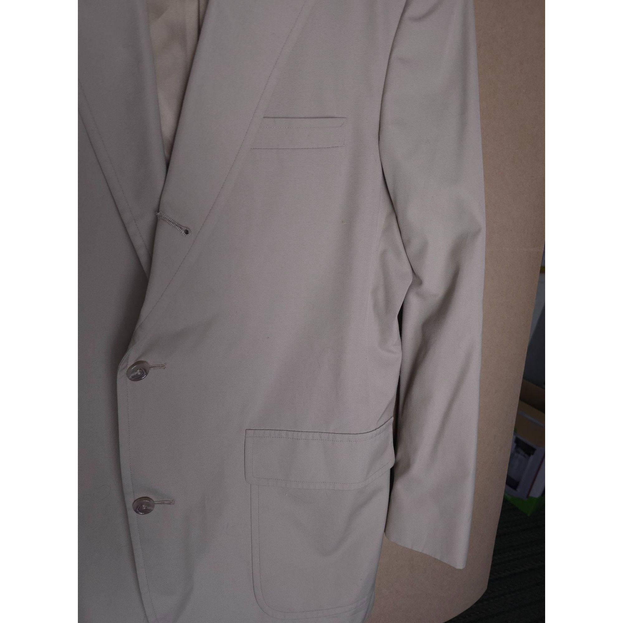 Brooks Brothers Vintage Brooks Brothers Beige wool Blazer Jacket 44R Made In Size 44R - 3 Thumbnail
