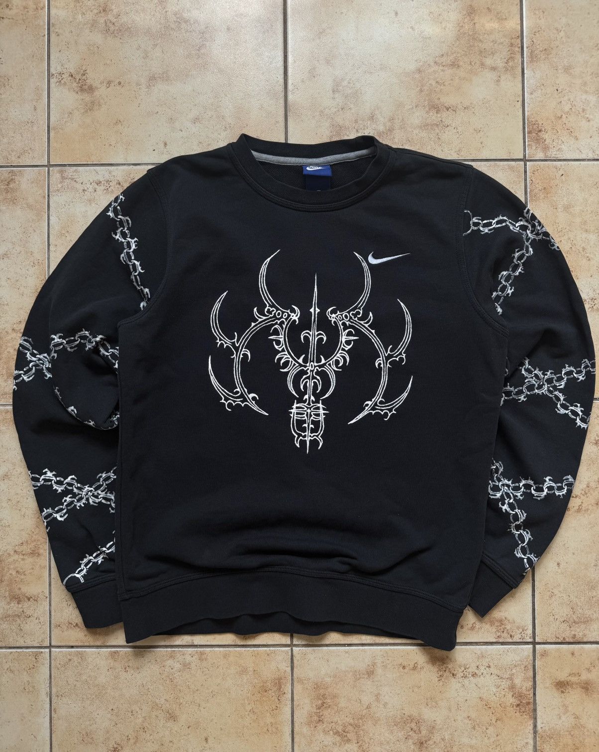 Nike Nike Cyber Sigilism Custom Sweatshirt Size US S / EU 44-46 / 1 - 1 Thumbnail