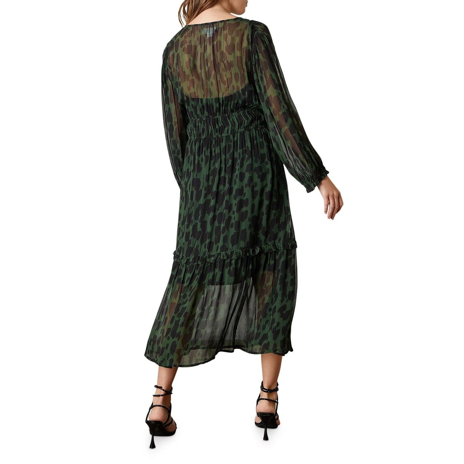 Velvet NEW VELVET GRAHAM & SPENCER Kendra Animal Print Dress S $257 Size S / US 4 / IT 40 - 2 Thumbnail