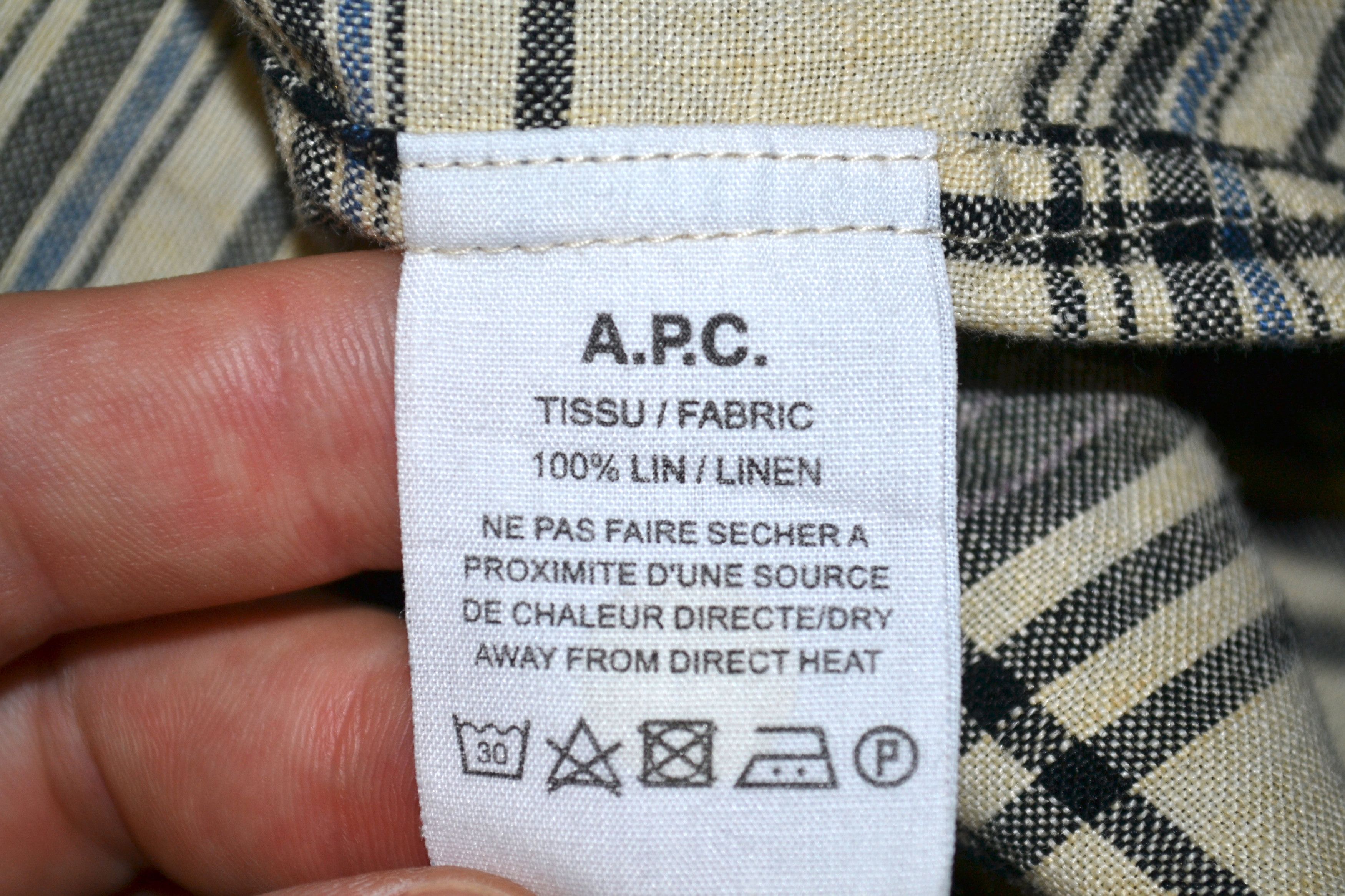 A.P.C. A.P.C. Plaid Shirt Size US L / EU 52-54 / 3 - 7 Thumbnail