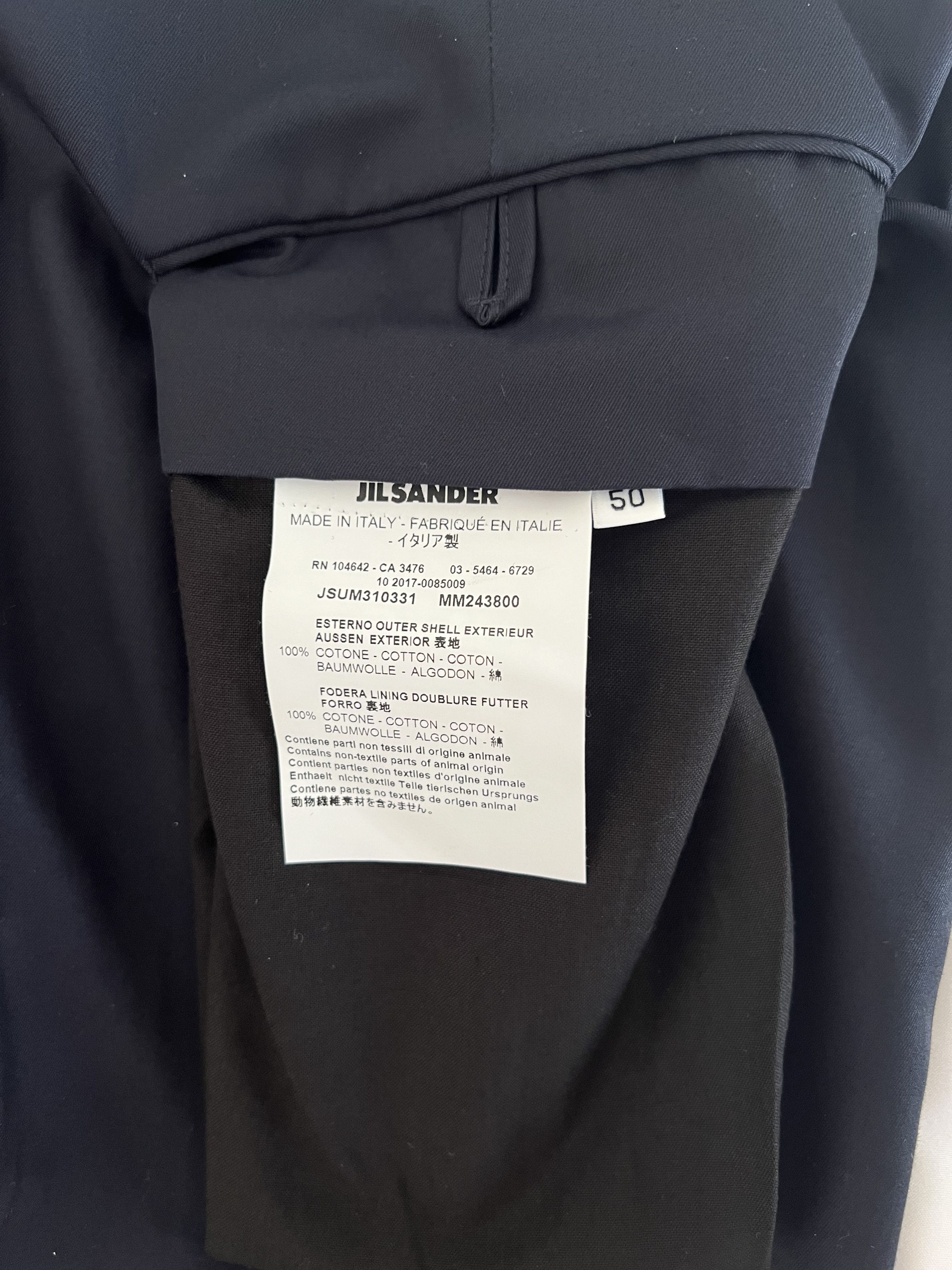 Jil Sander *BNWT* JIL SANDER NAVY SPRING/SUMMER SUIT 50/52 Size 52R - 9 Thumbnail