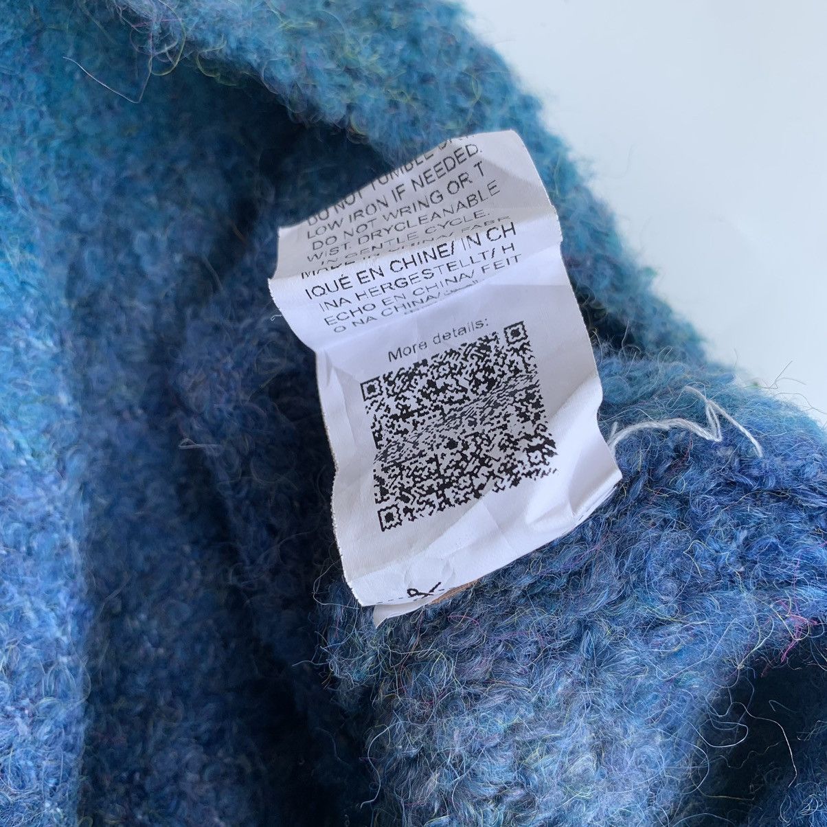 Designer Knitwear vintage gradient striped mohair wool by Dazy-Less Size US L / EU 52-54 / 3 - 7 Thumbnail