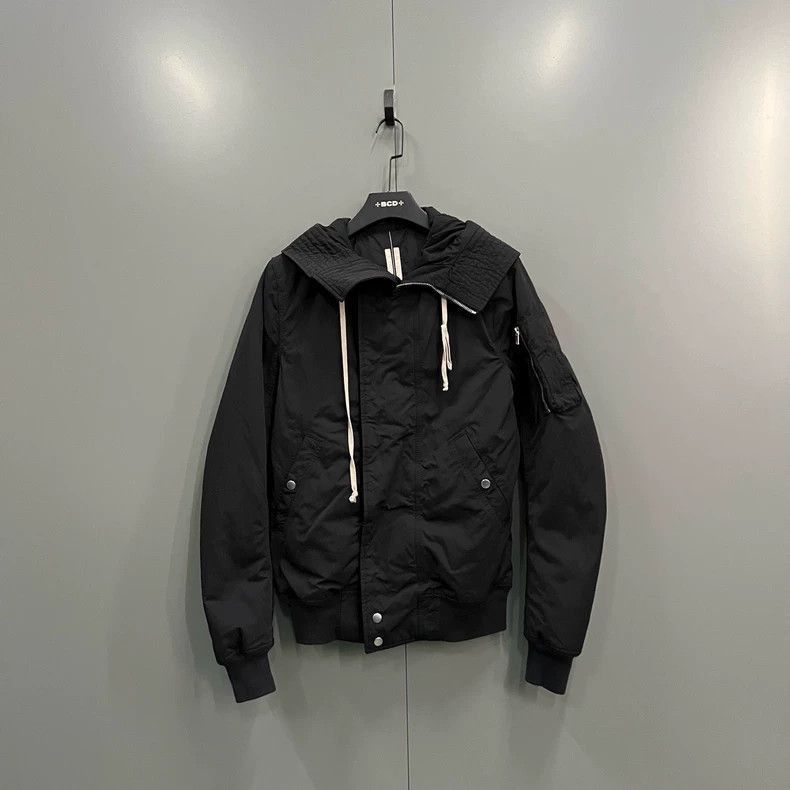 Rick Owens Rick Owens Black Drawstring Jacket-2505 Size US S / EU 44-46 / 1 - 1 Thumbnail