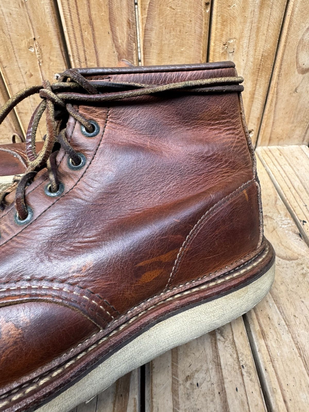 Red Wing Red Wing 1907 Copper Rough Brown Boots UK 7.5 D | EUR 41.5 Size US 8.5 / EU 41-42 - 17 Thumbnail
