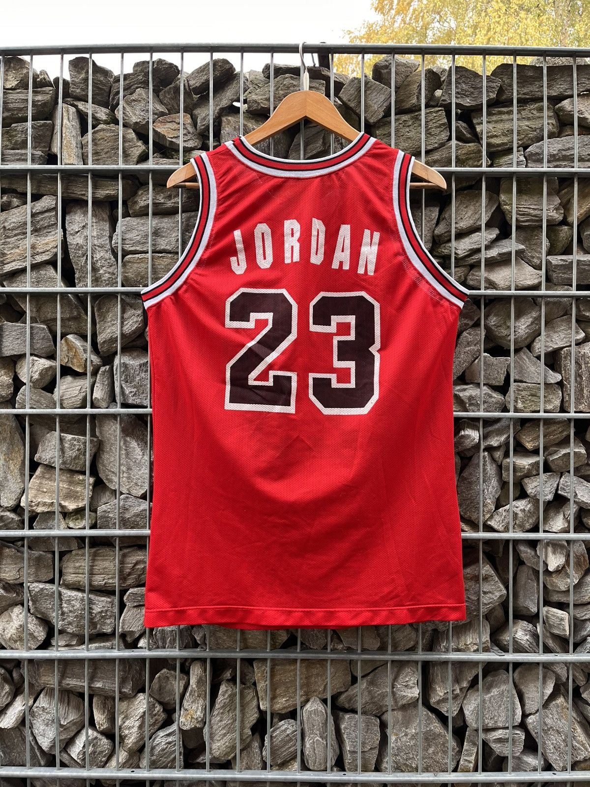 Champion Vintage Chicago Bulls Michael Jordan Champion Jersey Rare Size US L / EU 52-54 / 3 - 2 Thumbnail