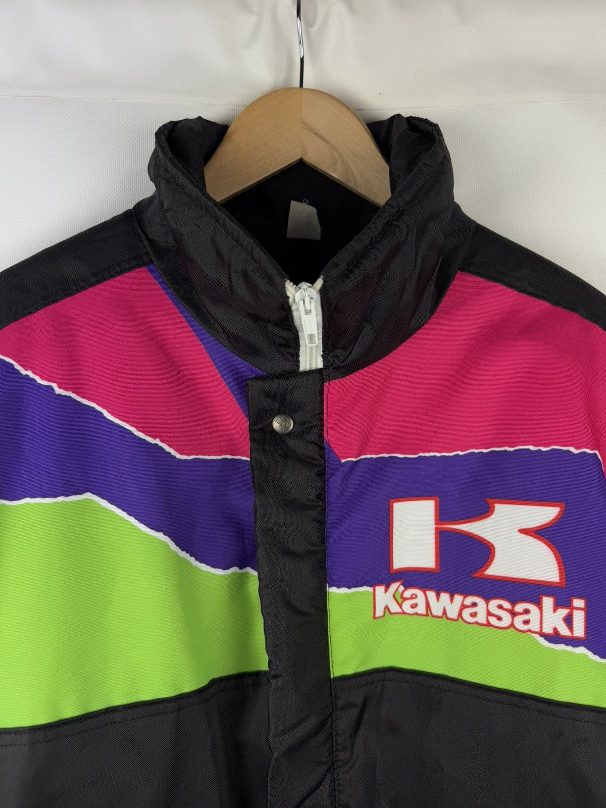 Vintage Kawasaki Vintage Racing Big Logo Transformer Jacket Size US XXL / EU 58 / 5 - 8 Thumbnail