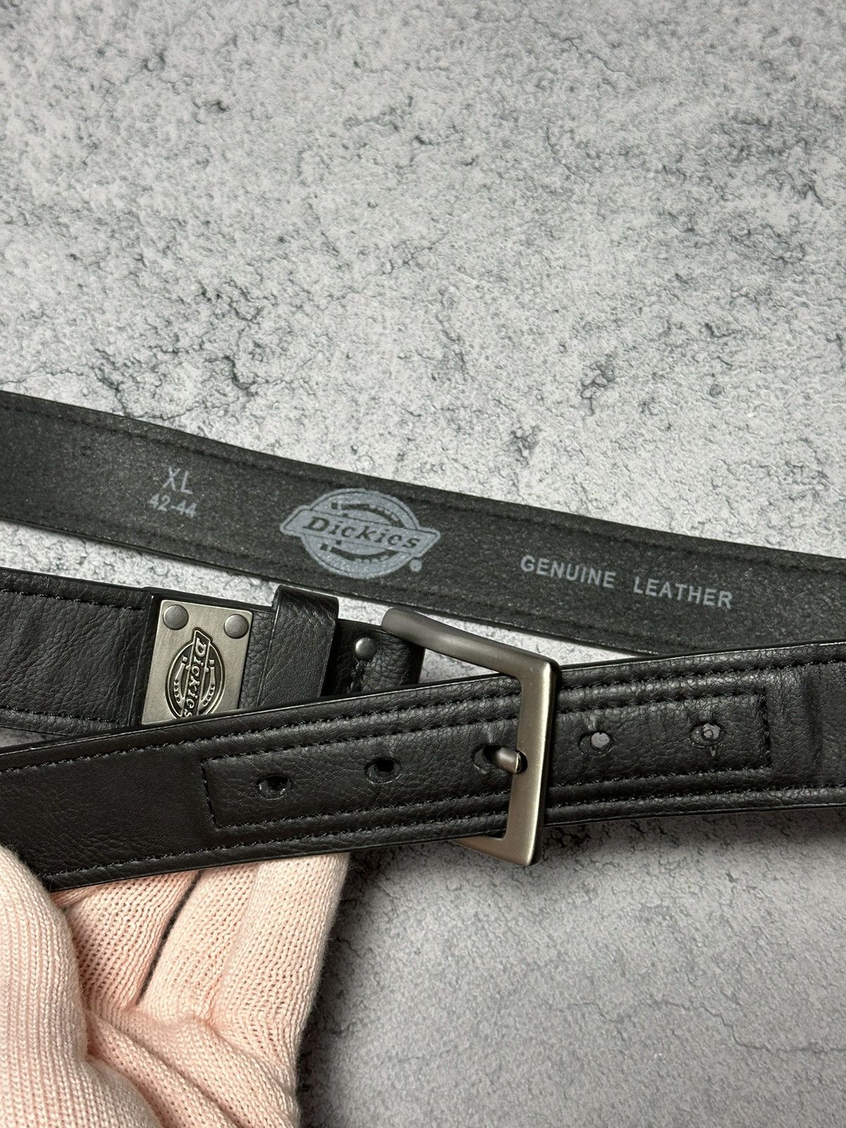 Dickies Dickies Black Leather Belt Size ONE SIZE - 6 Thumbnail
