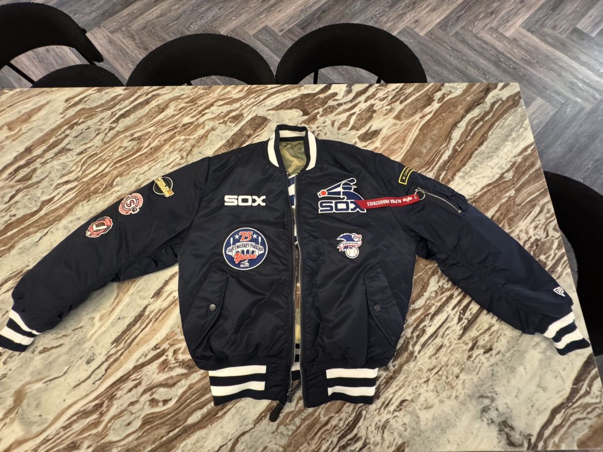 Alpha Industries × New Era Alpha Industries x White Sox MLB Cooperstown Bomber SAMPLE Size US L / EU 52-54 / 3 - 1 Thumbnail