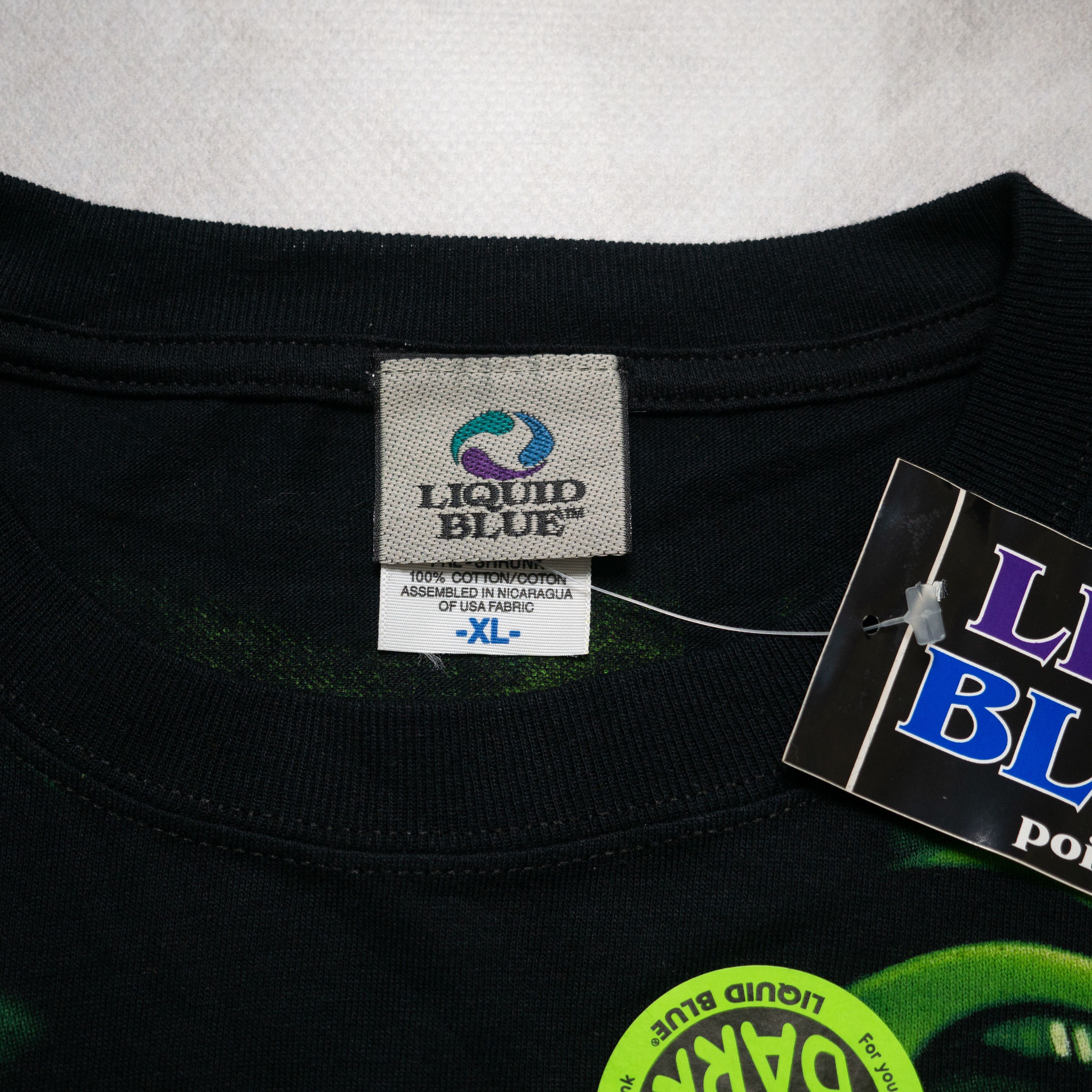 Liquid Blue × Vintage Vintage Liquid Blue 2006 Skull Pile Rare Green Deadstock XL Size US XL / EU 56 / 4 - 6 Thumbnail