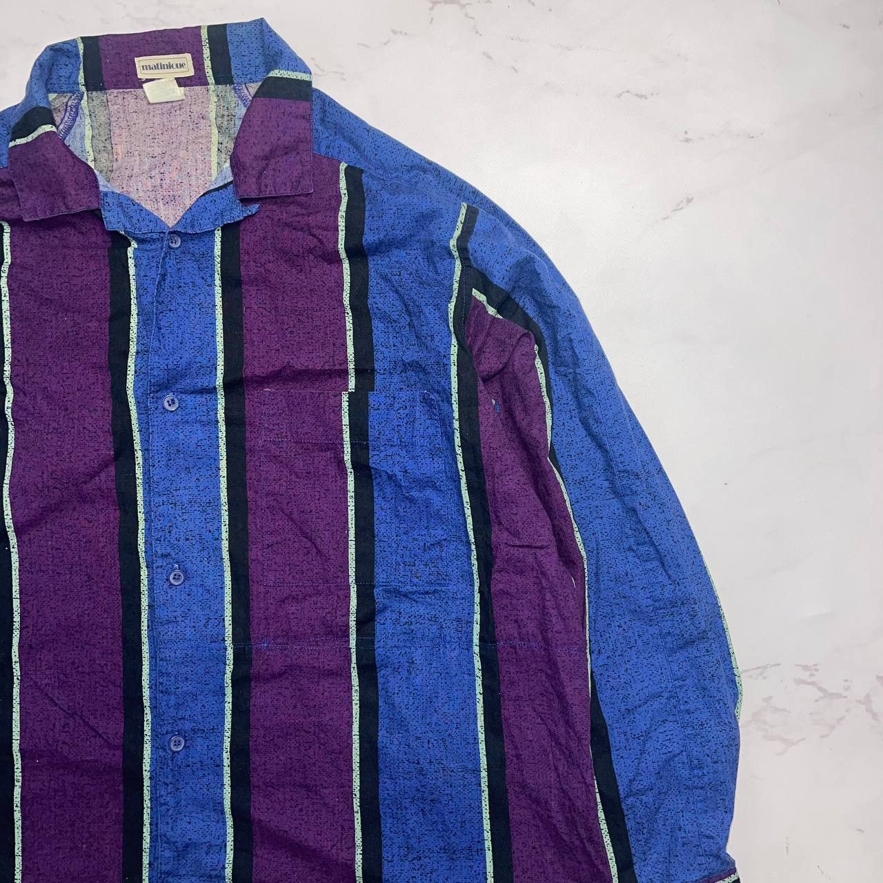 Vintage Vintage x streatwear 90s Martinique Rainbow Button Shirt Size US L / EU 52-54 / 3 - 5 Thumbnail