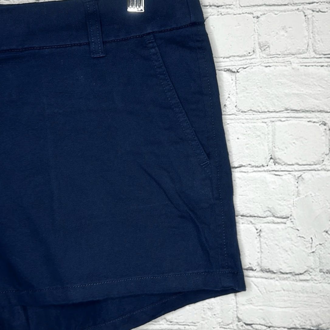 J.Crew J. Crew Womens Chino Shorts Navy Blue Cotton 8 H5616 Size 8 | Blue | Shorts | Women Size 30" / US 8 / IT 44 - 2 Thumbnail