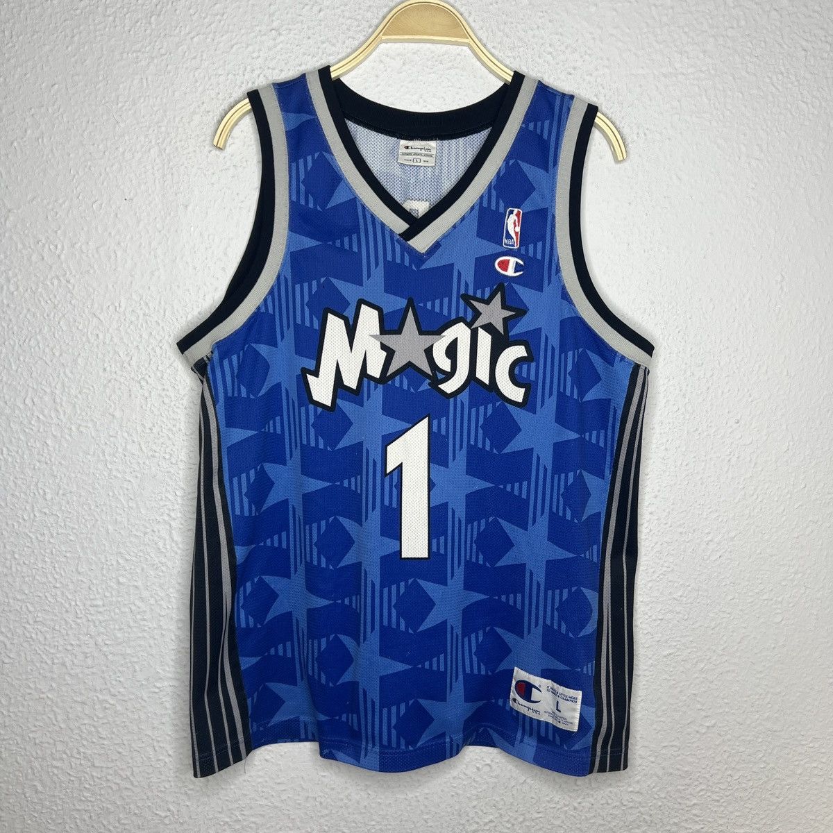 Champion Vintage Champion Jersey Top Magic 1 McGrady Navy Blue Size US L / EU 52-54 / 3 - 1 Thumbnail