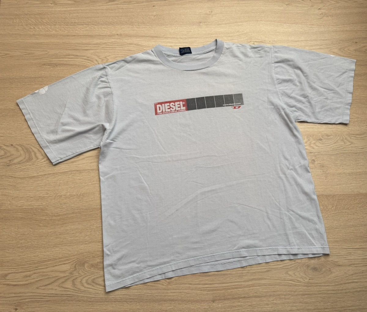 Diesel Vintage 90’s Diesel Distressed y2k Japanese Baggy T-Shirt Size US XL / EU 56 / 4 - 1 Thumbnail