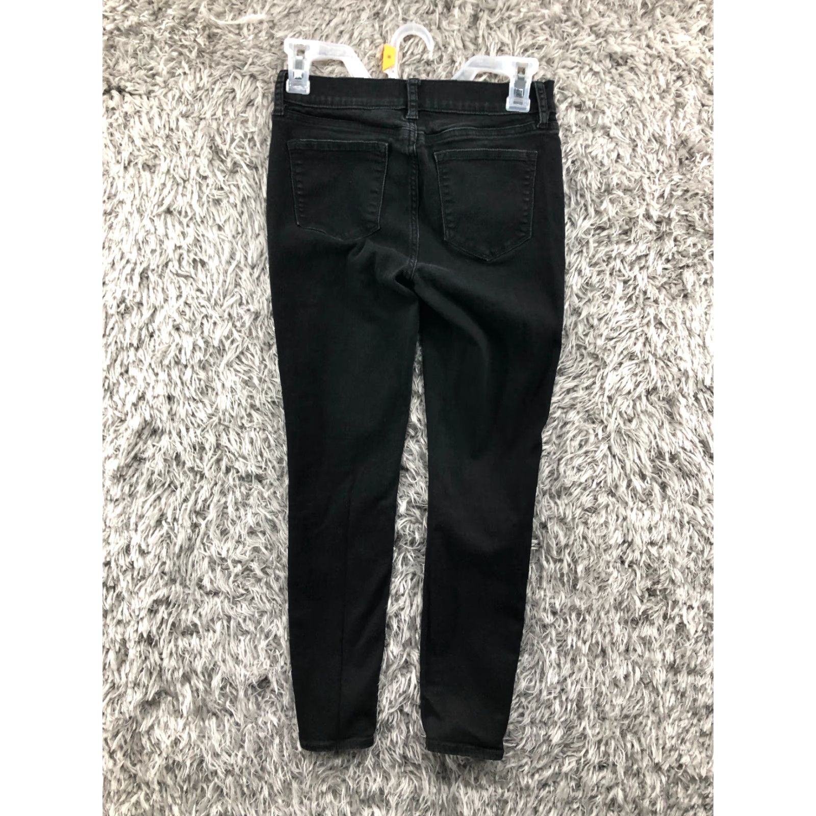 J.Crew J.CREW Jeans Size 26 Womens Mid Rise Dark Wash Black Denim Skinny Size 26" / US 2 / IT 38 - 6 Thumbnail