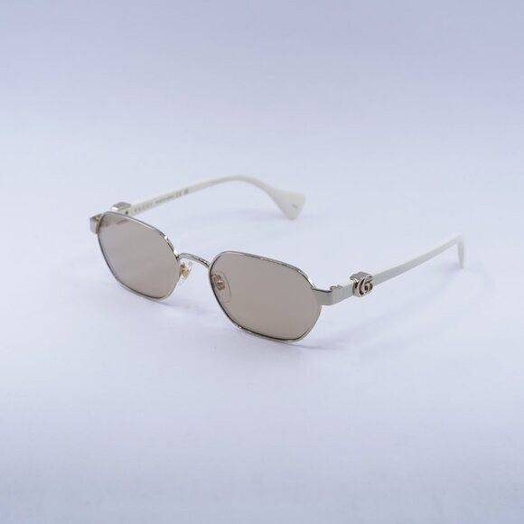 Gucci Gucci GG1593S 002 Sunglasses Endura Gold Oval Frame, Nude Size ONE SIZE - 1 Thumbnail