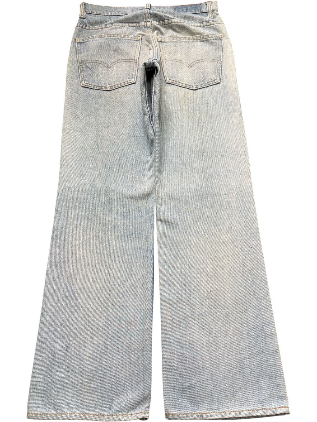 Levi's Vintage 80s Levis Orange Tab Talon Zipper Distress Jeans Size US 28 / EU 44 - 2 Thumbnail