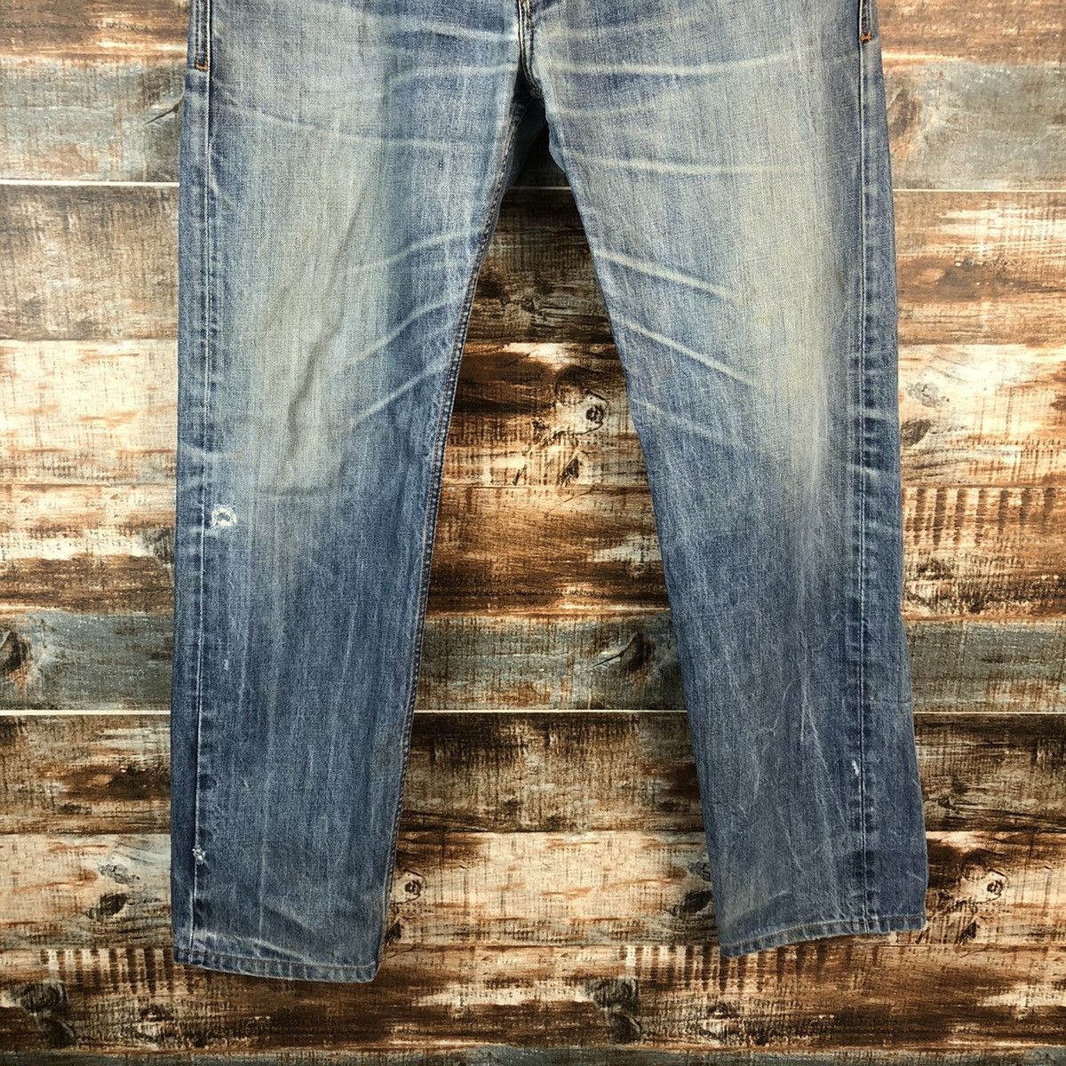 Diesel DL Diesel Industries faded Blue Denim Pants #C160 Size US 34 / EU 50 - 6 Thumbnail