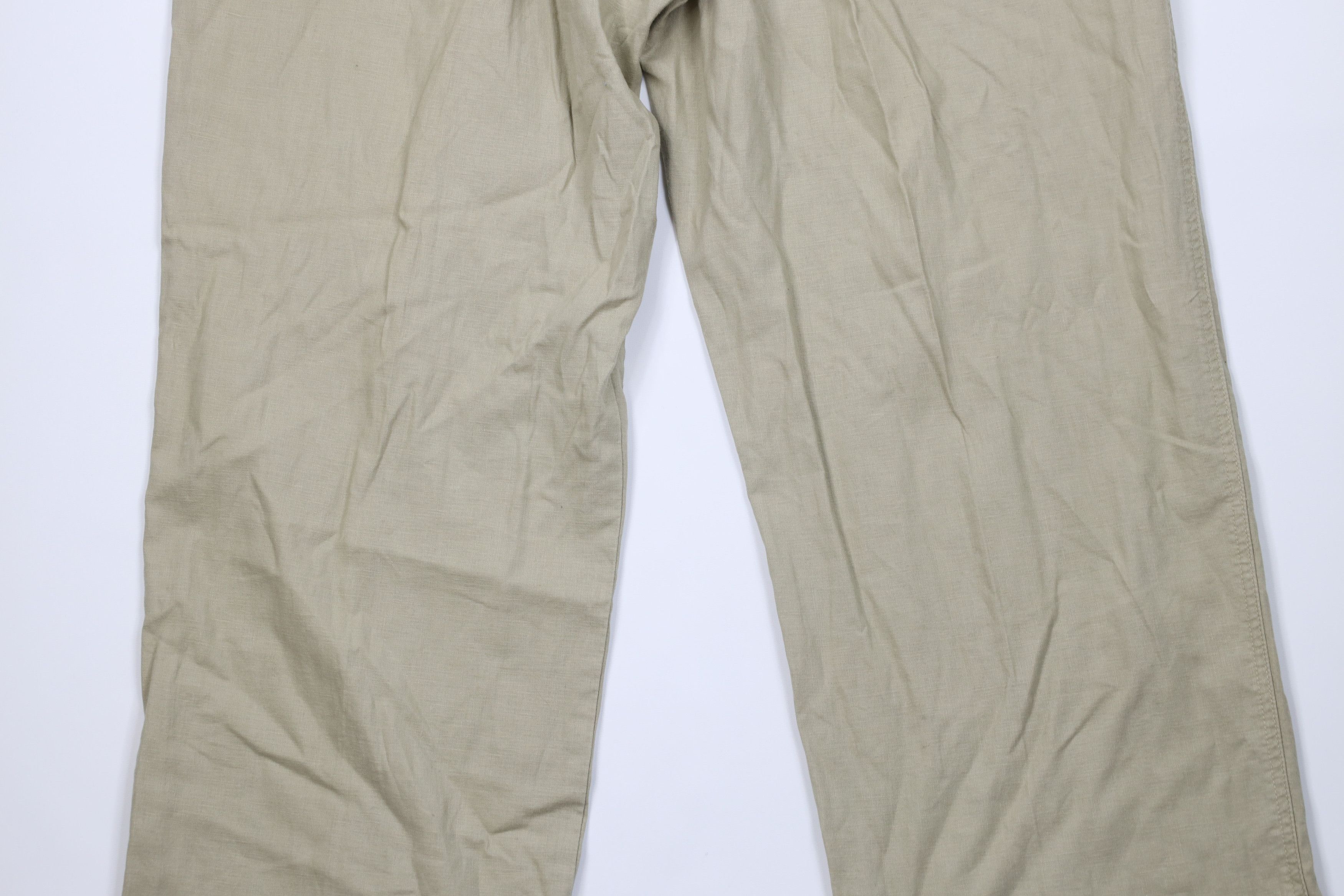 Enyce Vintage 90s Y2K Enyce Baggy Linen Blend Wide Leg Pants Size US 42 / EU 58 - 13 Thumbnail