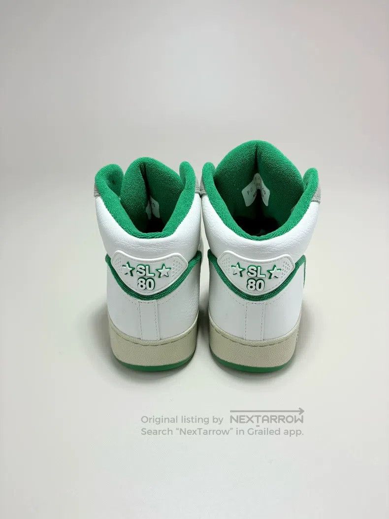 Saint Laurent Paris Saint Laurent Paris White and green mid-cut board shoes Size US 7 / EU 40 - 3 Thumbnail