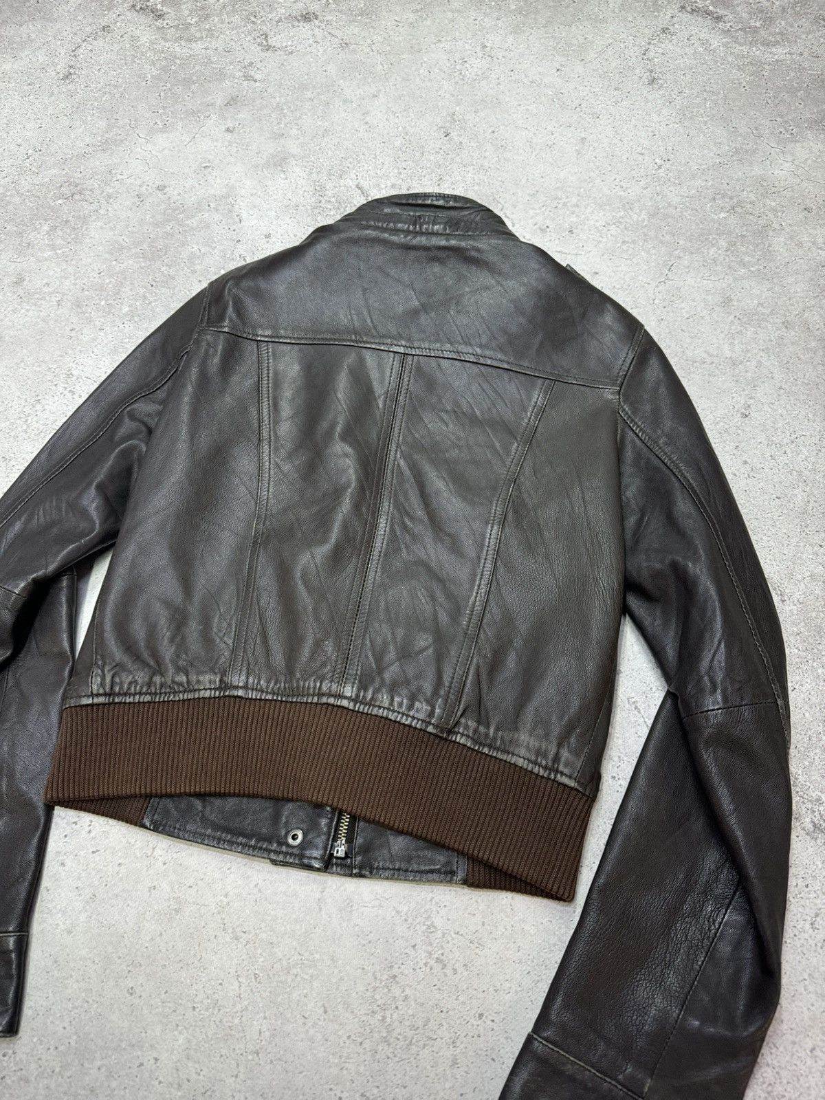 Japanese Brand Vintage Cropped Solf Leather Acne Style Jacket Size US S / EU 44-46 / 1 - 7 Thumbnail
