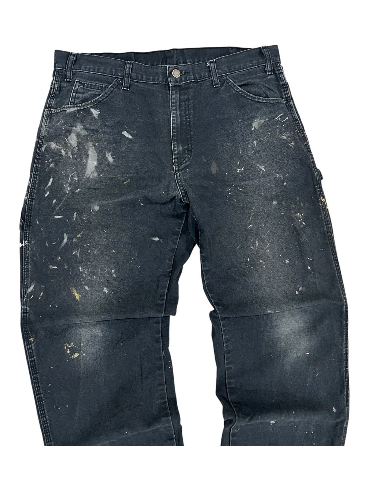 Carhartt × Dickies × Vintage 1990s Dickies 🇺🇸 Carpenter Duck Cotton Painter Jeans Denim Size US 35 - 6 Thumbnail