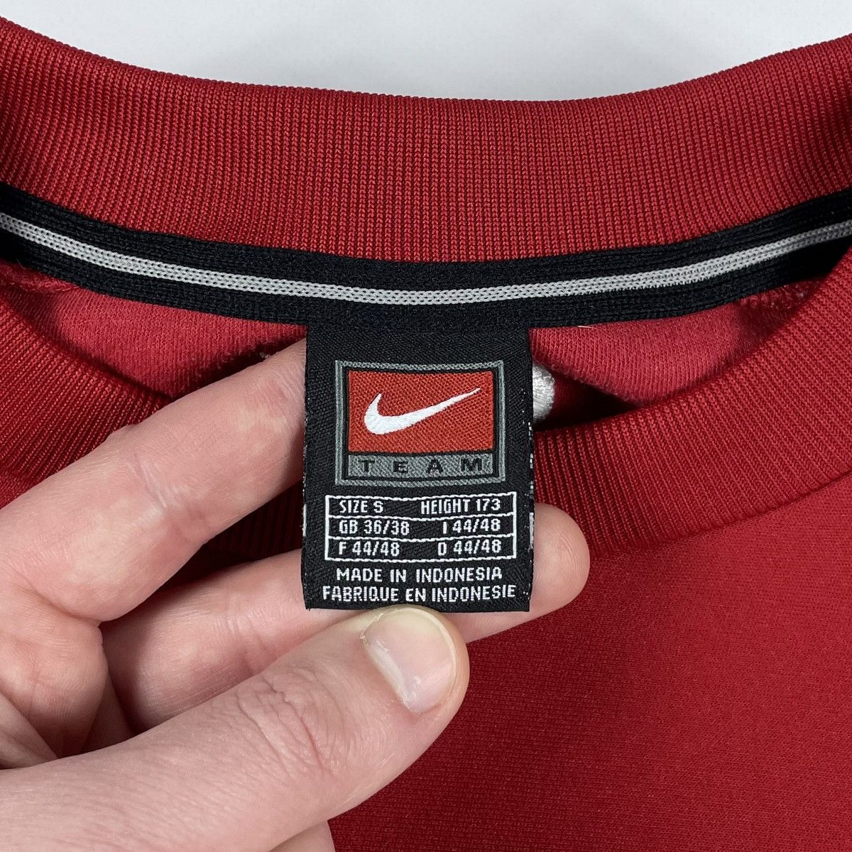 Nike × Vintage Vintage Nike Team Sweatshirt Center Swoosh Size US S / EU 44-46 / 1 - 8 Thumbnail