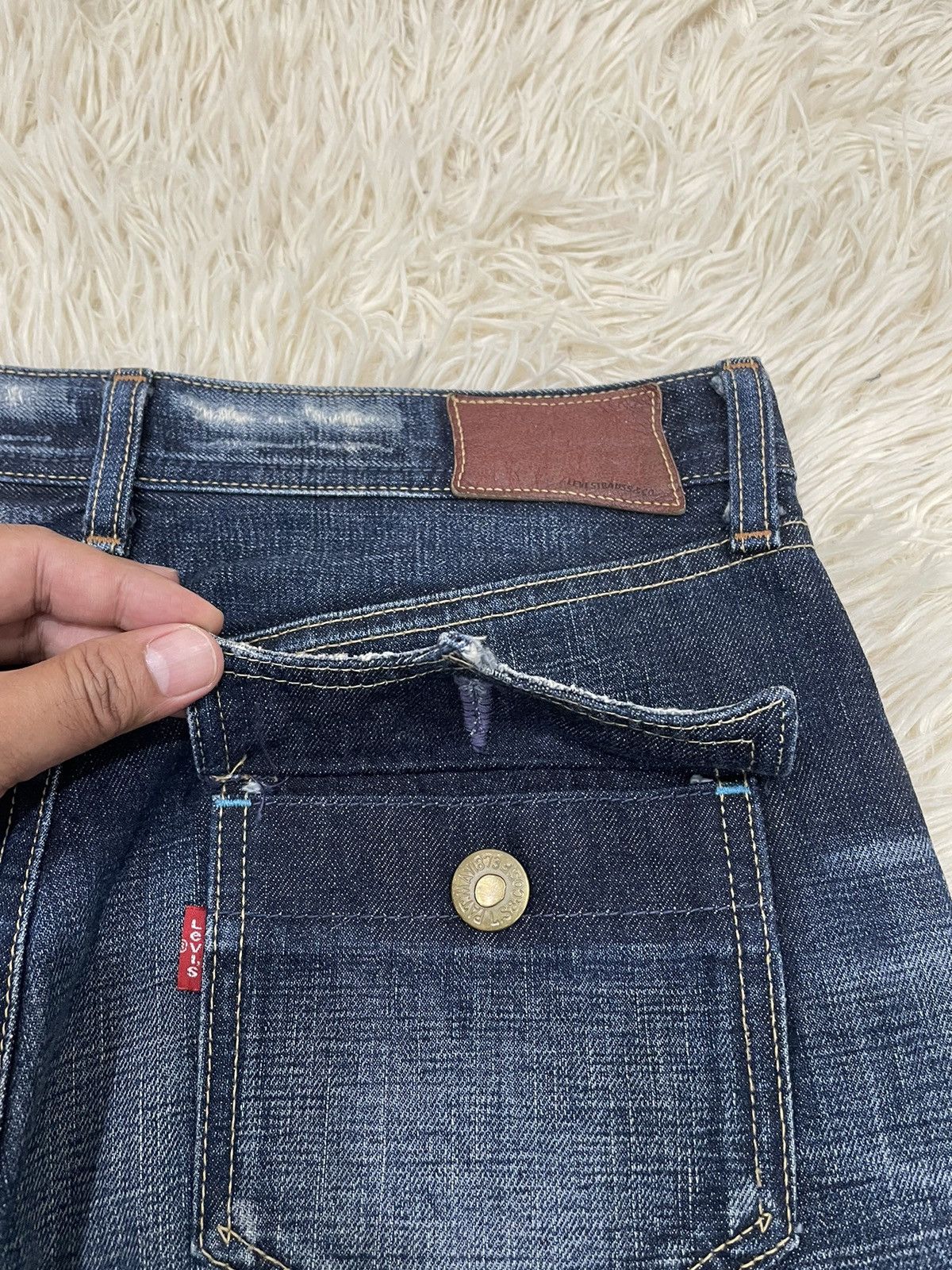 Levi's RARE ‼️ Flare Levis 707 Selvedge (24-211) Size US 30 / EU 46 - 14 Thumbnail