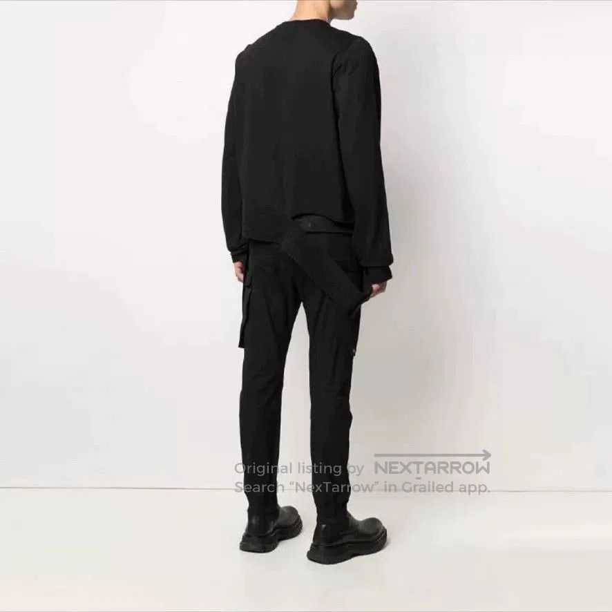 Rick Owens Drkshdw Rick Owens DRKSHDW Torn Hem Crewneck Sweatshirt. Size US XS / EU 42 / 0 - 4 Thumbnail
