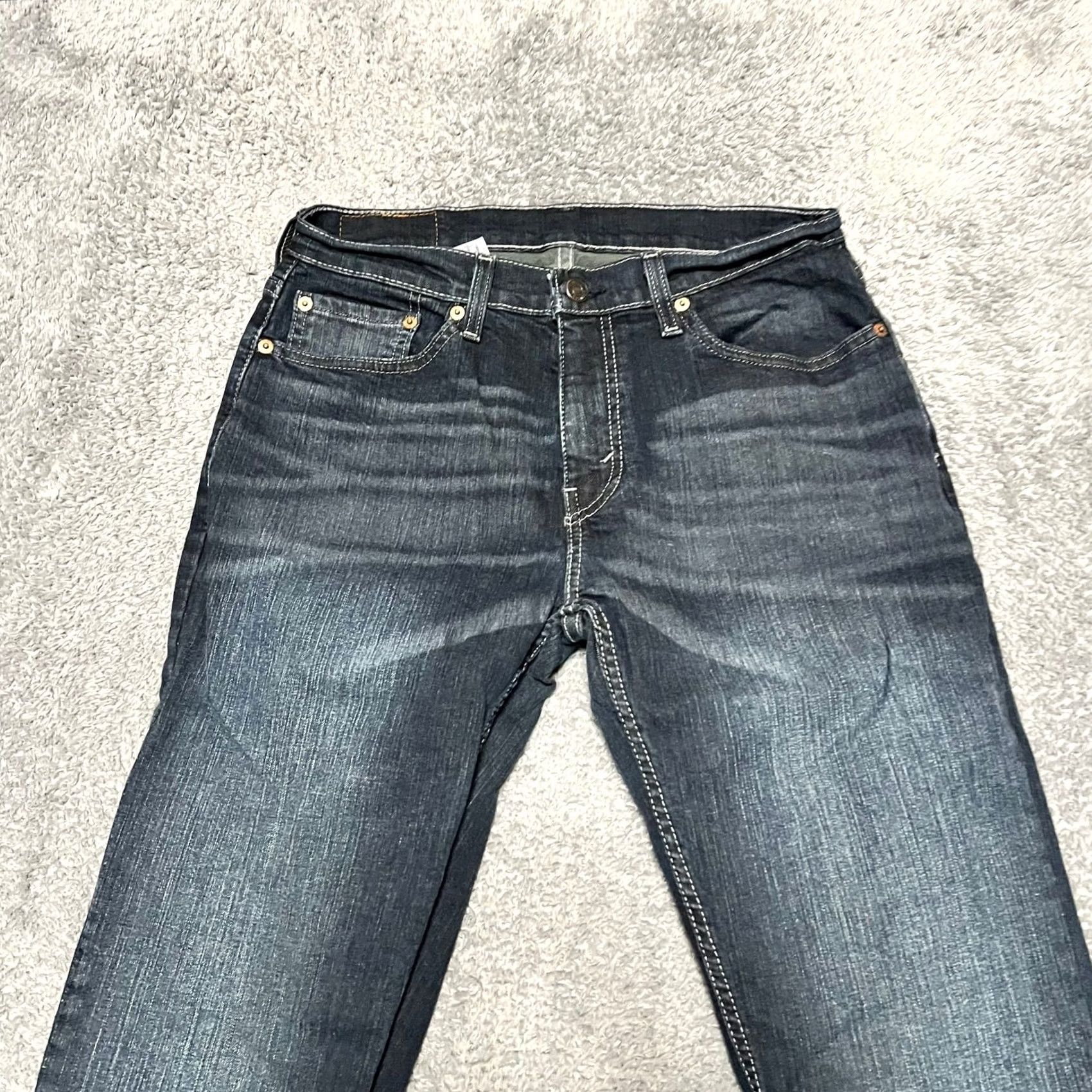 Levi's Levis 559 Jeans Mens 30 x32 Blue Relaxed Straight Fit Size US 30 / EU 46 - 3 Thumbnail