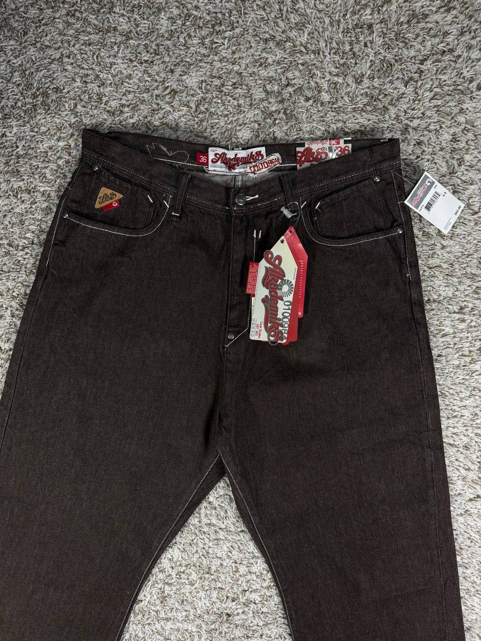 Akademiks Akademiks Denim Baggy Jeans Y2K Hip Hop Stitched Pocket Size US 36 / EU 52 - 4 Thumbnail