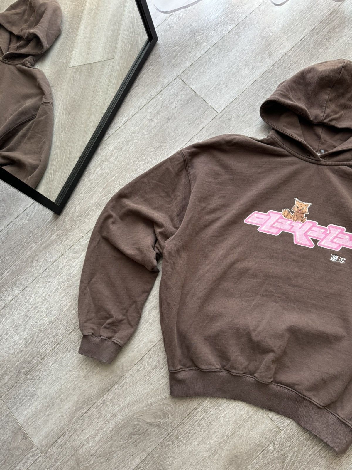 Japanese Brand × Vintage Ola Kala Japanese Style Brown Hoodie Size US M / EU 48-50 / 2 - 3 Thumbnail