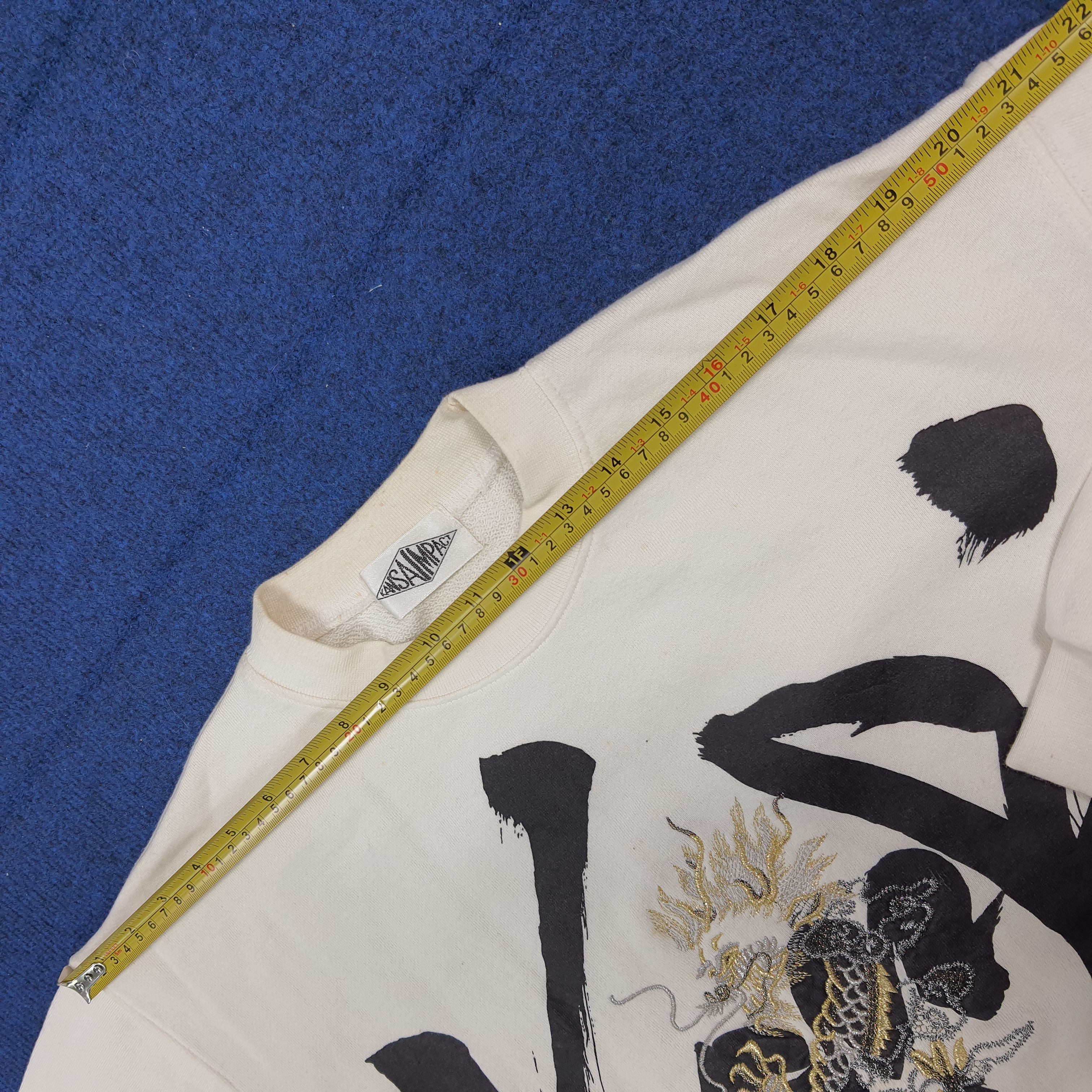 Kansai Yamamoto Vintage Kansai Impact Dragon Embroidery Sweatshirt C290N18 Size US M / EU 48-50 / 2 - 10 Thumbnail