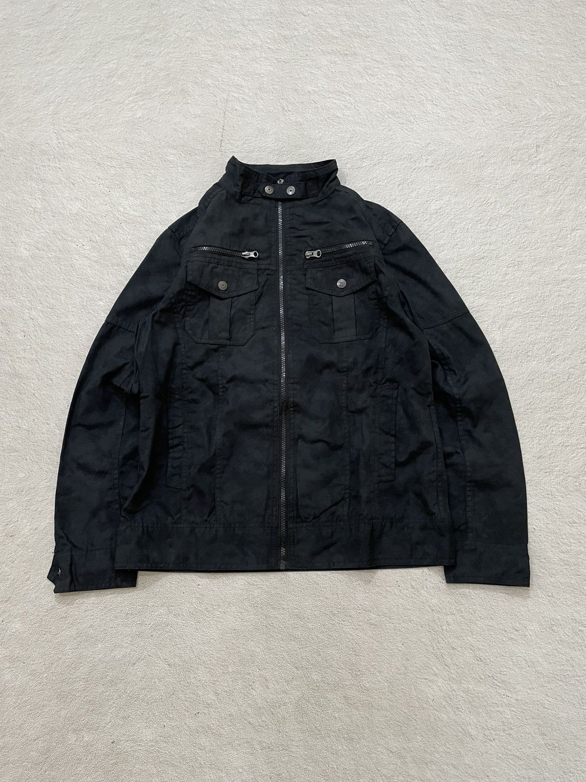 Japanese Brand 2000s Japan Camo Light Jacket Multi Zip 14th Vkei Y2K if6was Size US M / EU 48-50 / 2 - 1 Thumbnail
