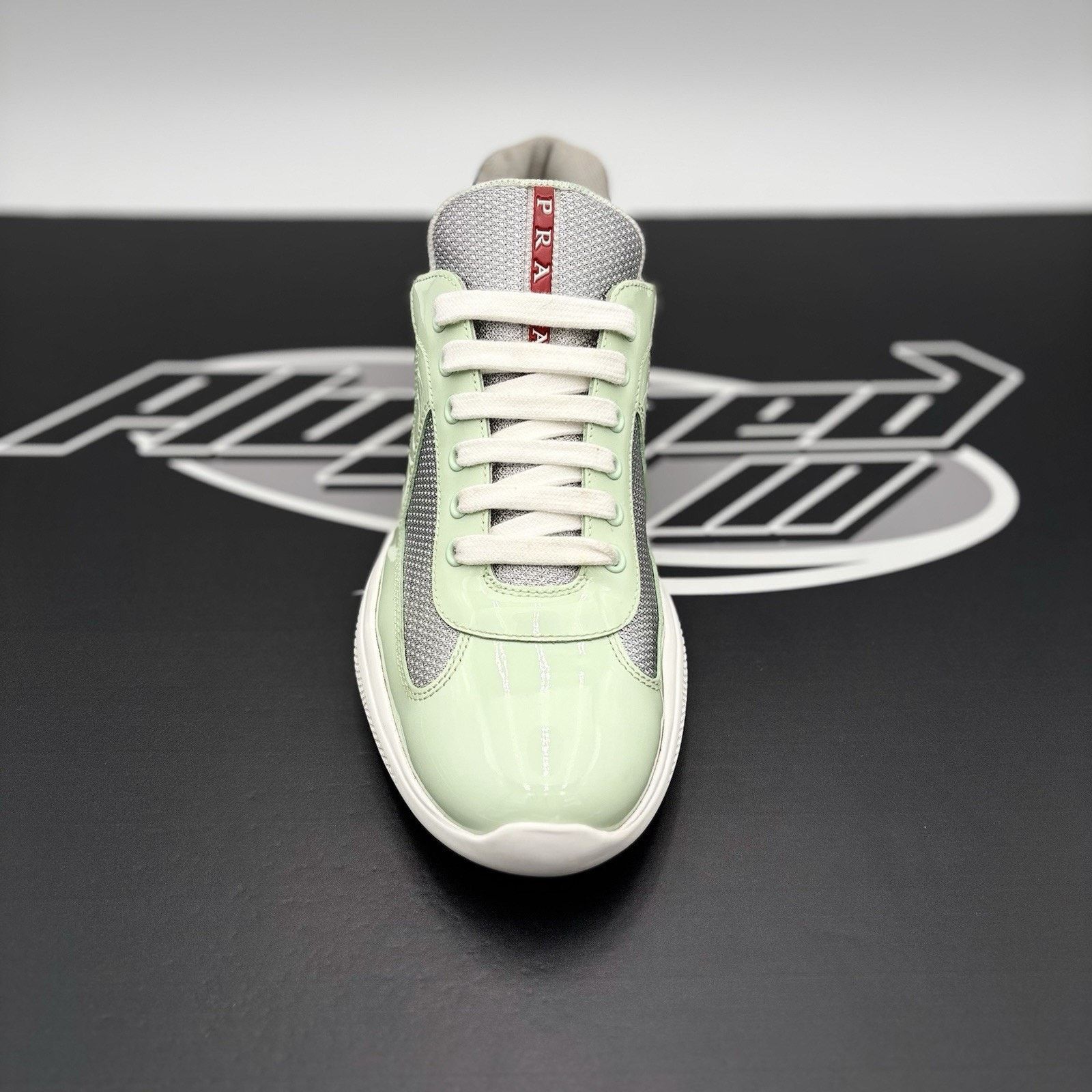 Prada Prada Americas Cup ' White Mint Silver ' | GREAT CONDITION! Size US 9 / EU 42 - 5 Thumbnail