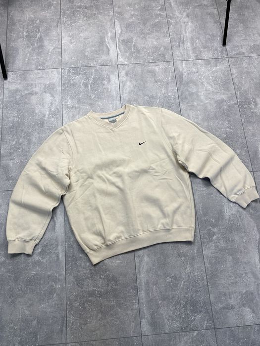 Nike sweatshirt best sale beige vintage