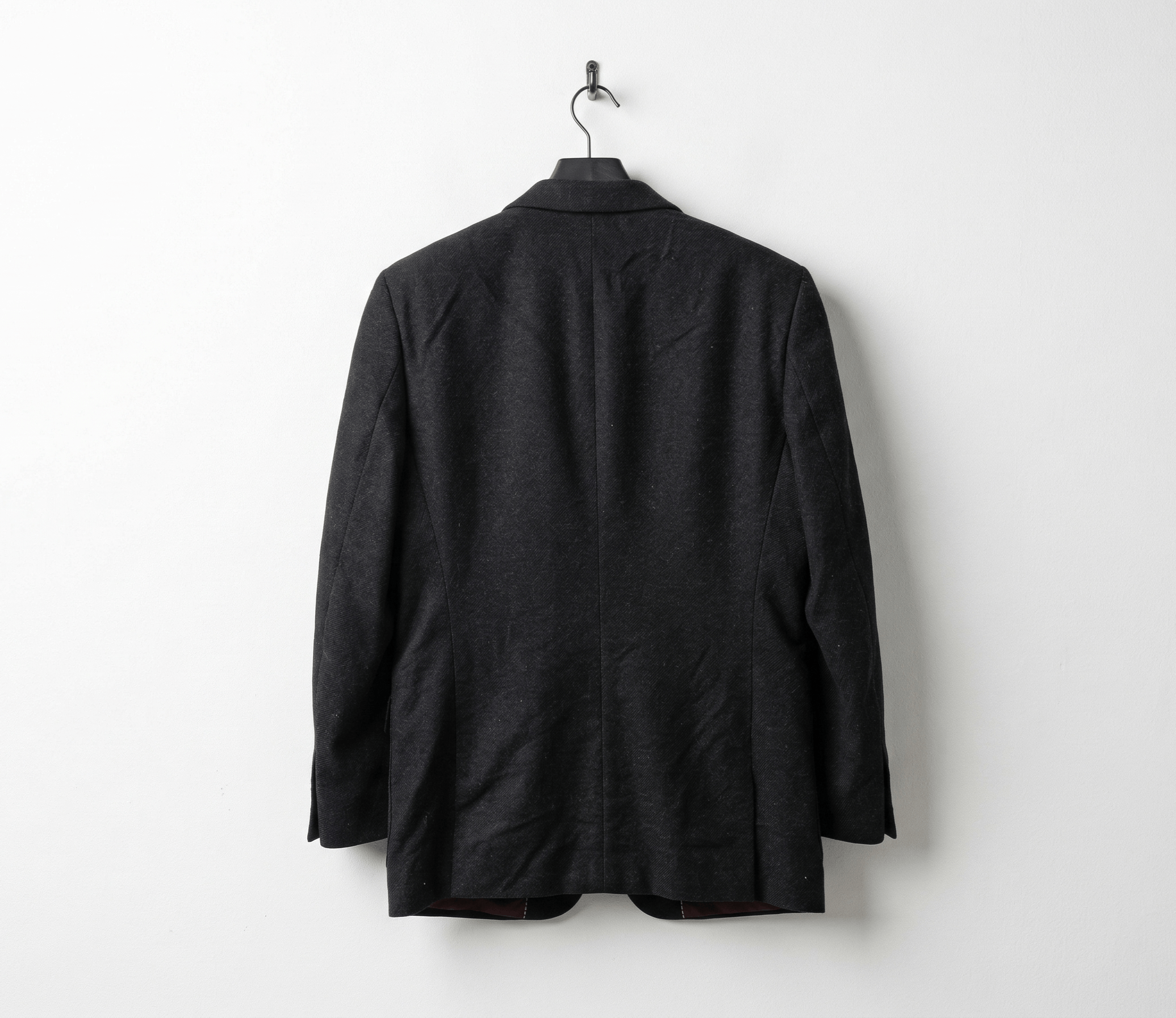 Louis Feraud Feraud Superior Corduroy Blazer Charcoal Sport Coat 42R 90s Size 42R - 2 Thumbnail