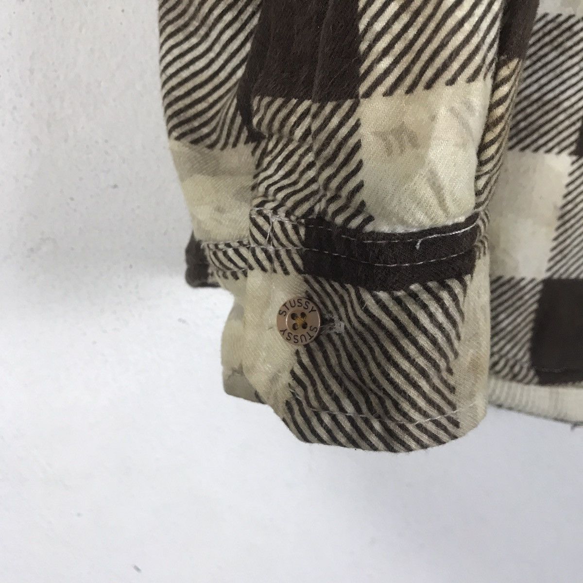 Stussy 🔥Rare🔥Vintage 90’s Stussy Painter Print Plaid Shirt Size US M / EU 48-50 / 2 - 6 Thumbnail
