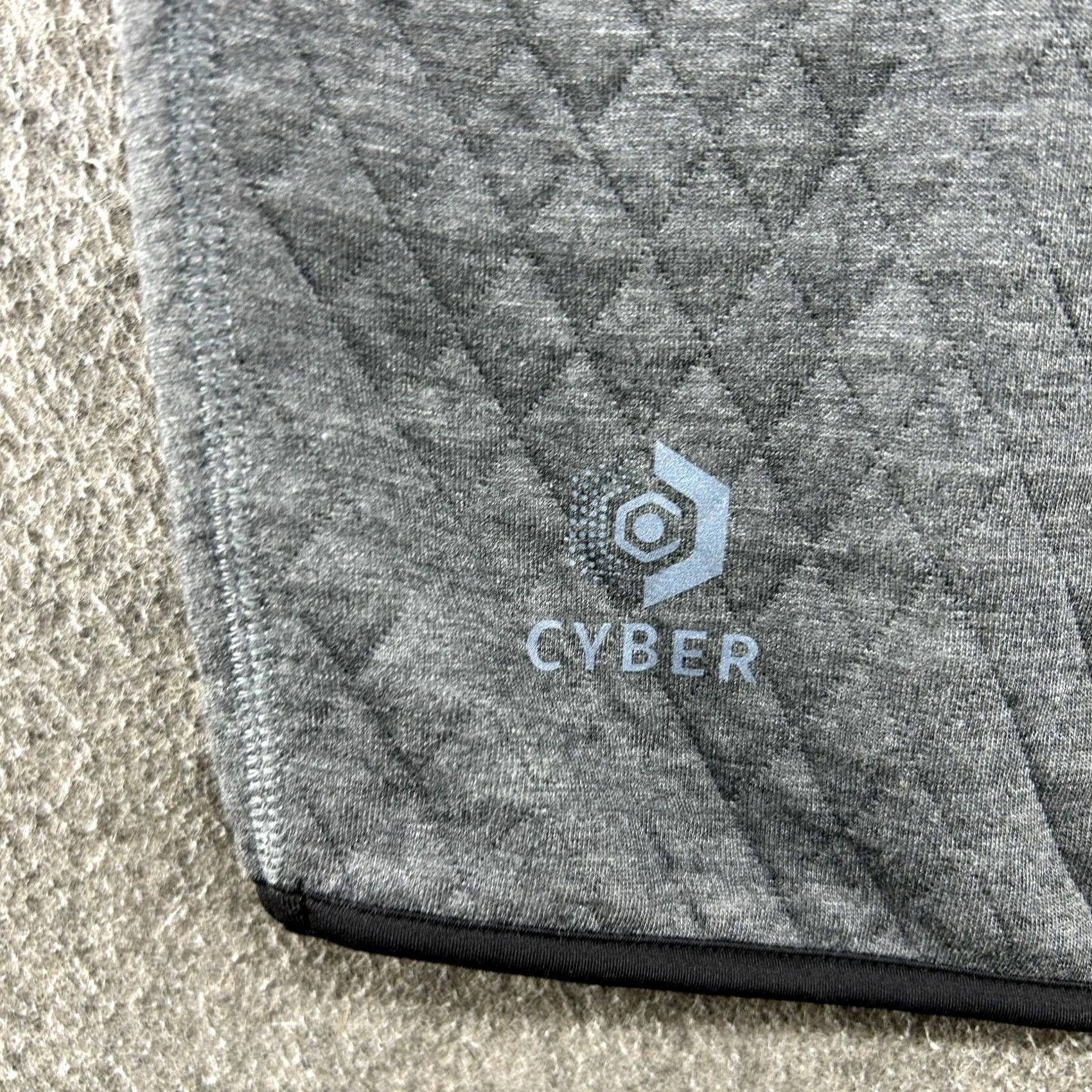 Marine Layer Marine Layer Sweater Mens 2XL Grey Quilted Fleece Pullover Corbet 1/4 T Snap Short Logo Solid Long Sleeve Winter Fall Spring Regular Mens Size US XXL / EU 58 / 5 - 4 Thumbnail