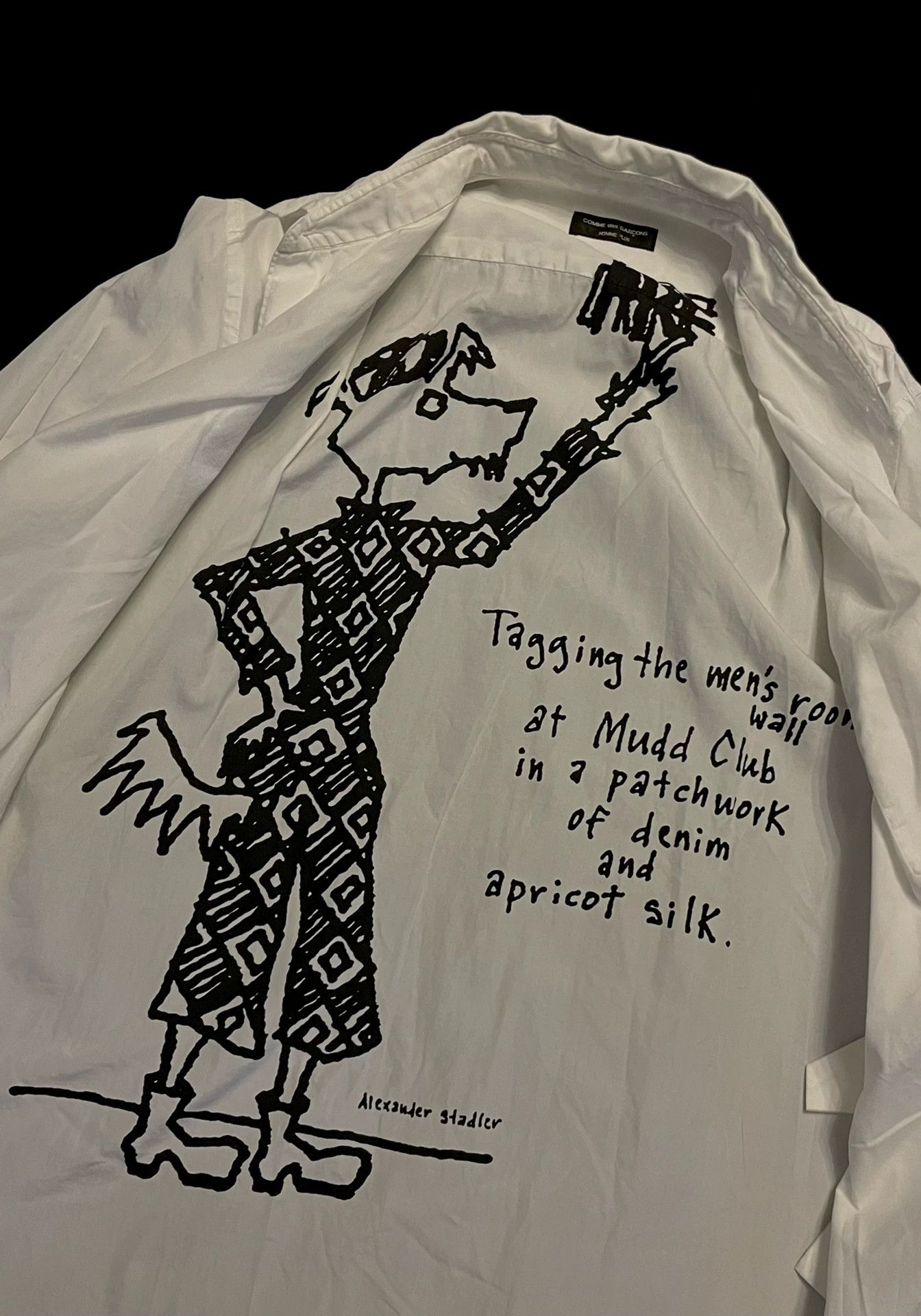 Comme des Garcons CDG Homme Plus 2004ss Reversible Graffiti Utility Shirt Size US S / EU 44-46 / 1 - 3 Thumbnail