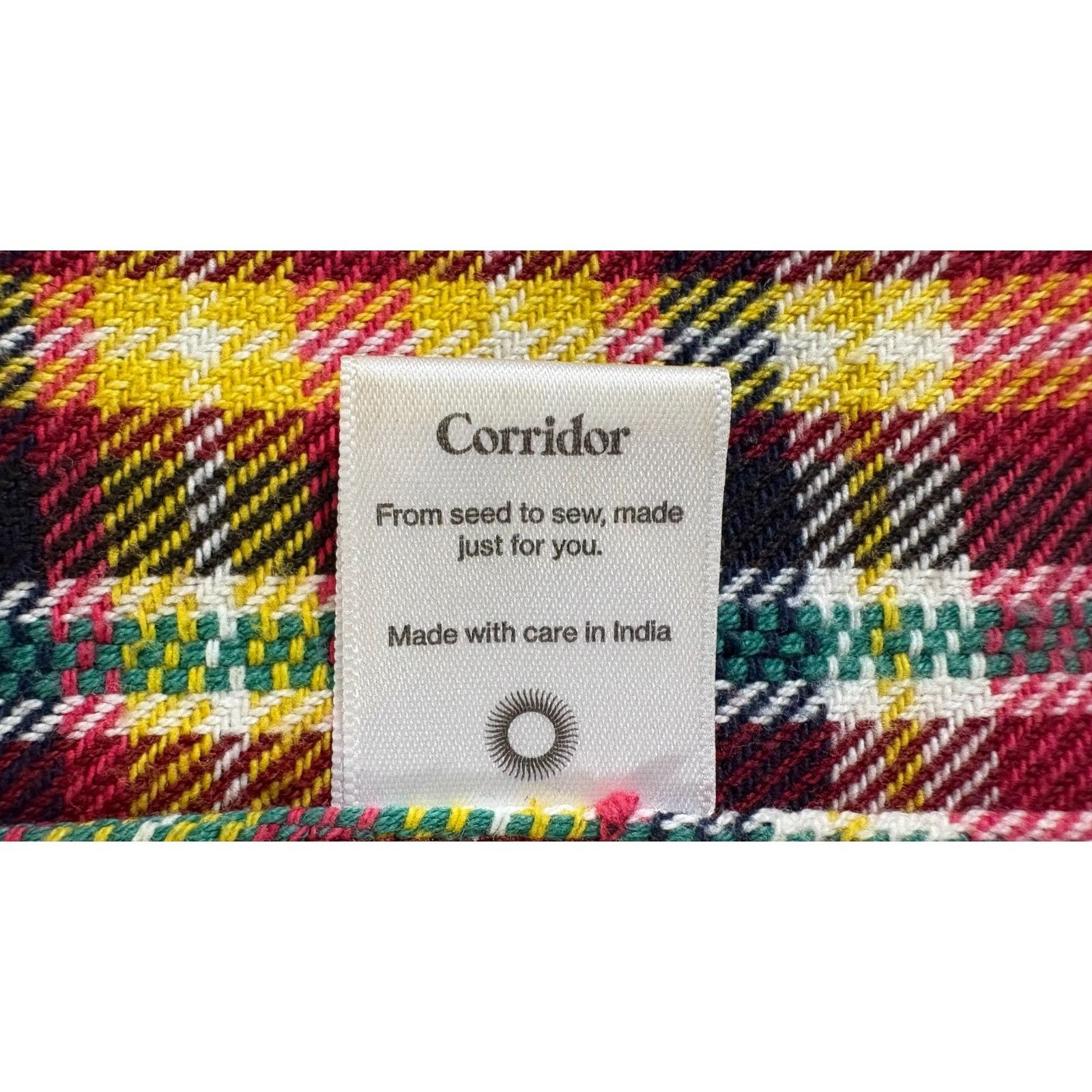 Corridor New York Plaid Knit Shirt Size Large M Multicolor, Men's — image 3 of 6
