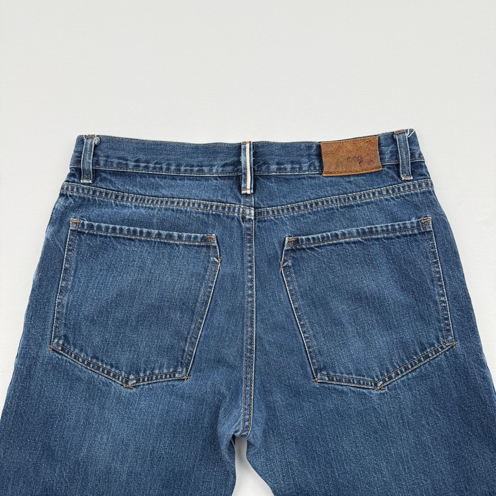 Raleigh Denim Raleigh Denim Straight Selvedge Jeans 33 Made in USA Size 33" - 9 Thumbnail