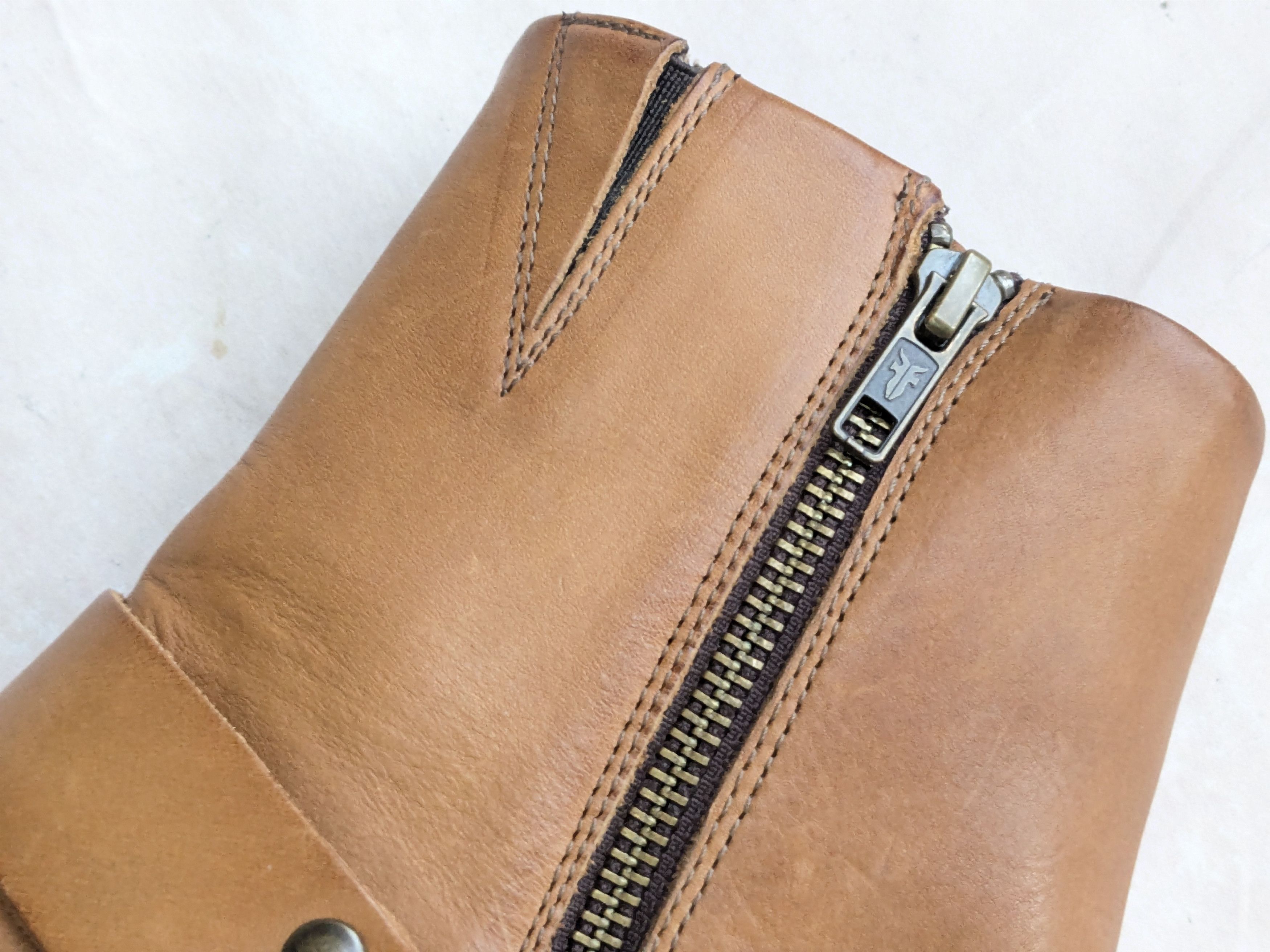 Frye Frye Harness Boots Brown 8 Leather Buckle Punk Size US 8 / EU 41 - 12 Thumbnail