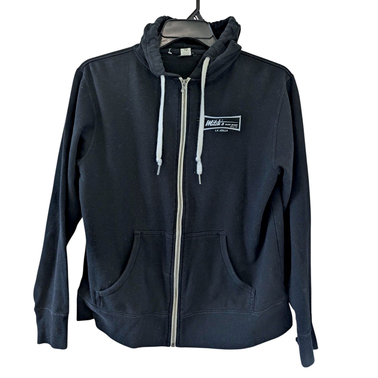 Other Mitch's Surf Shop La Jolla Black Terry Zip Up Hoodie Medium Size US M / EU 48-50 / 2 - 1 Thumbnail