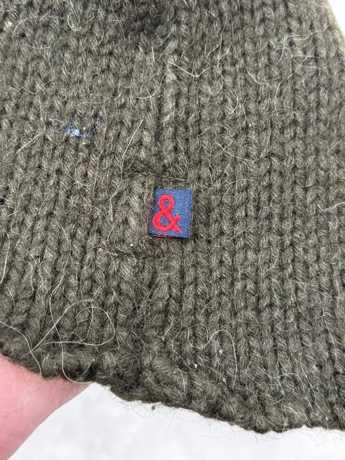 Dolce & Gabbana 2000s Dolce & Gabbana Green Wool Beanie Size ONE SIZE - 5 Thumbnail