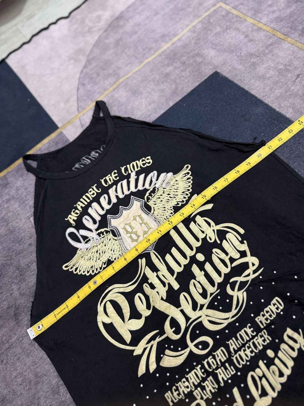 Japanese Brand Y2K IFSIX STYLE TANK TOP Size US XL / EU 56 / 4 - 9 Thumbnail