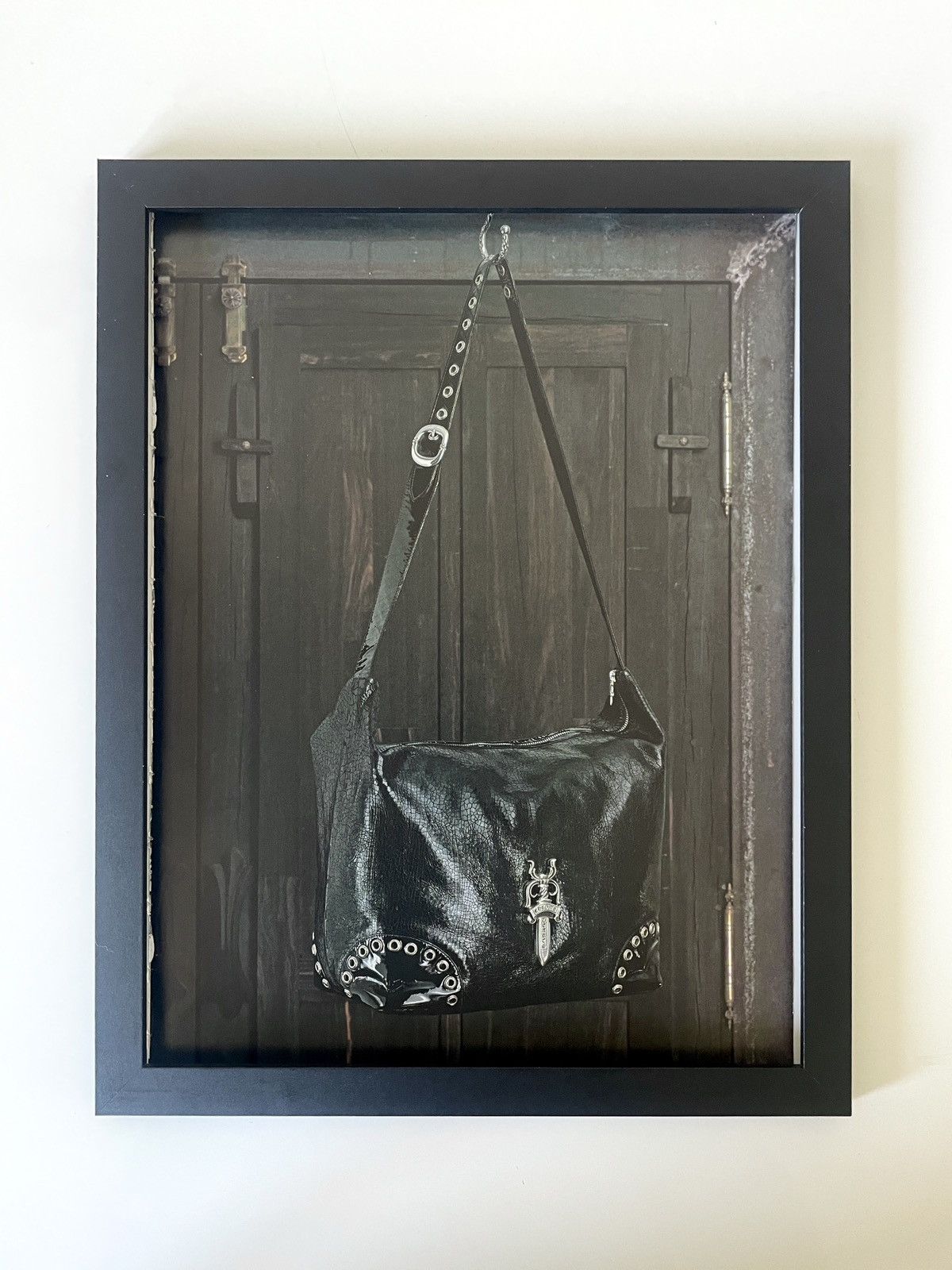 Chrome Hearts × Designer × Vintage Chrome Hearts black bag photo Poster framed 9x11 Size ONE SIZE - 1 Thumbnail